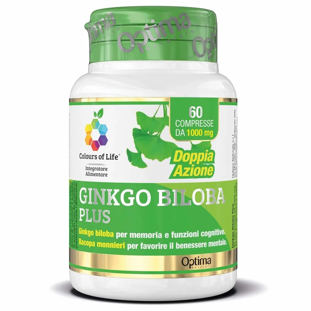 Ginkgo Biloba Plus Integratore di Ginkgo Biloba Supporto Capacità Cognitive Memoria Apprendimento Riduce Stress Fisico Mentale Senza Glutine Vegano 6