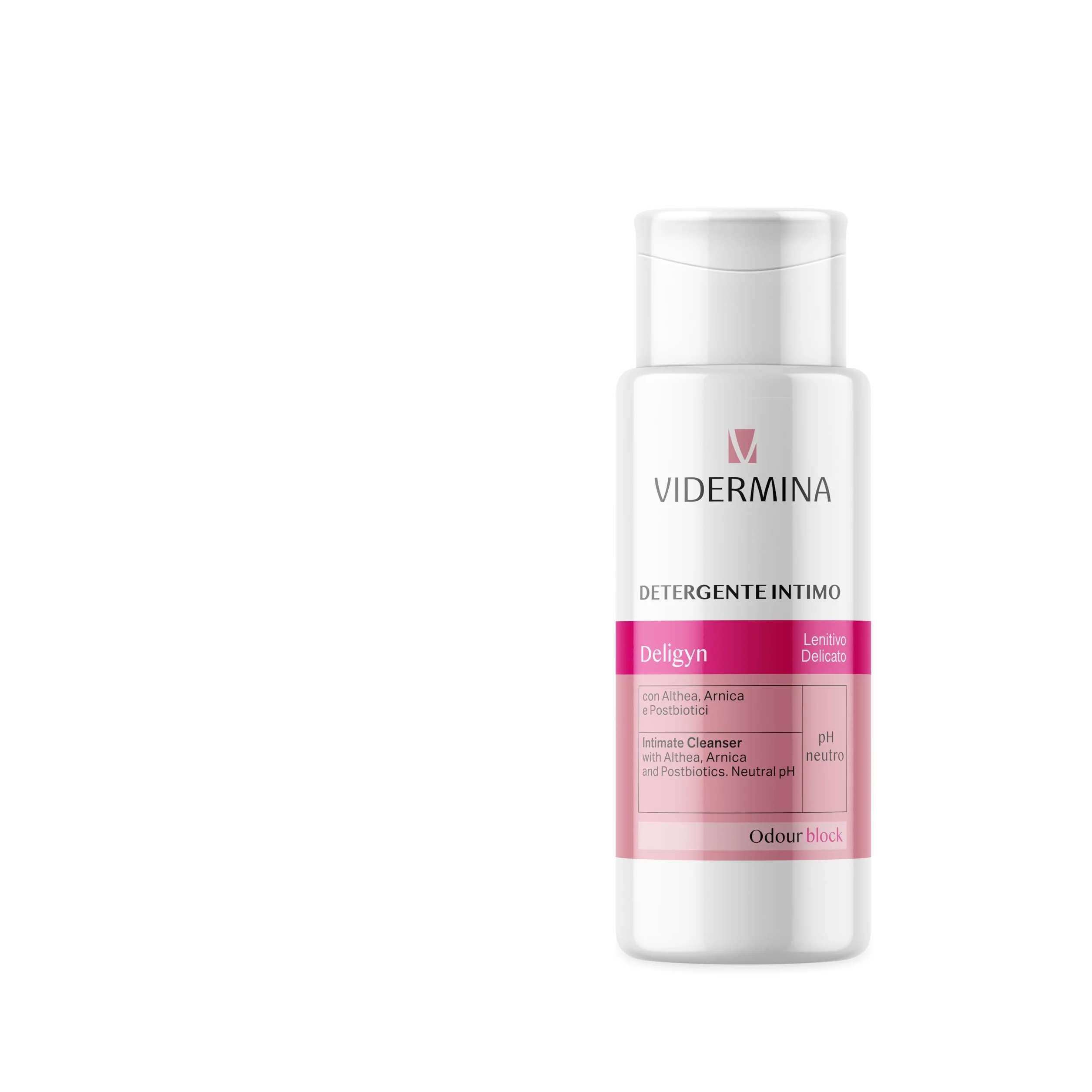 Vidermina Deligyn Detergente Intimo 300 ml pH Neutro 7.0 con Althea, Arnica e Postbiotici