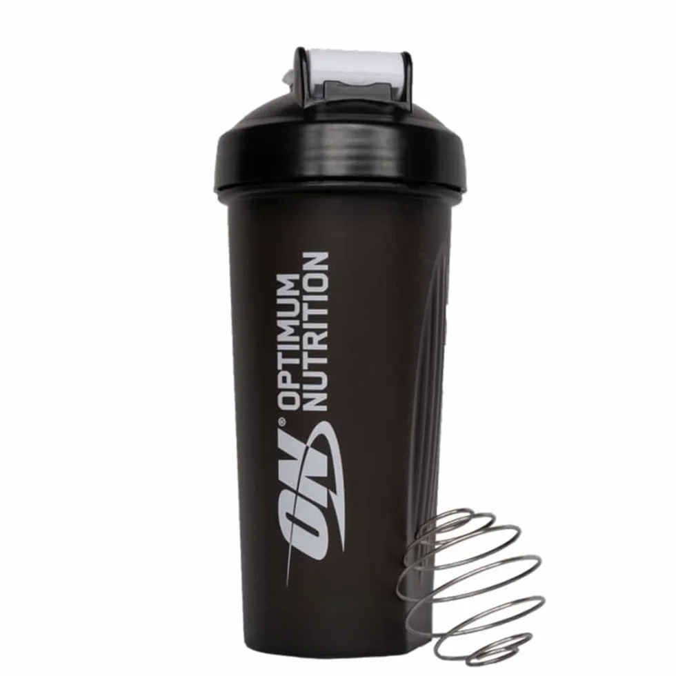 Optimum Nutrition Shaker con sfera di miscelazione in acciaio inox, senza BPA e DEHP, lavabile in lavastoviglie, per proteine in polvere, integratori per allenamento e frullati sostitutivi dei pasti,