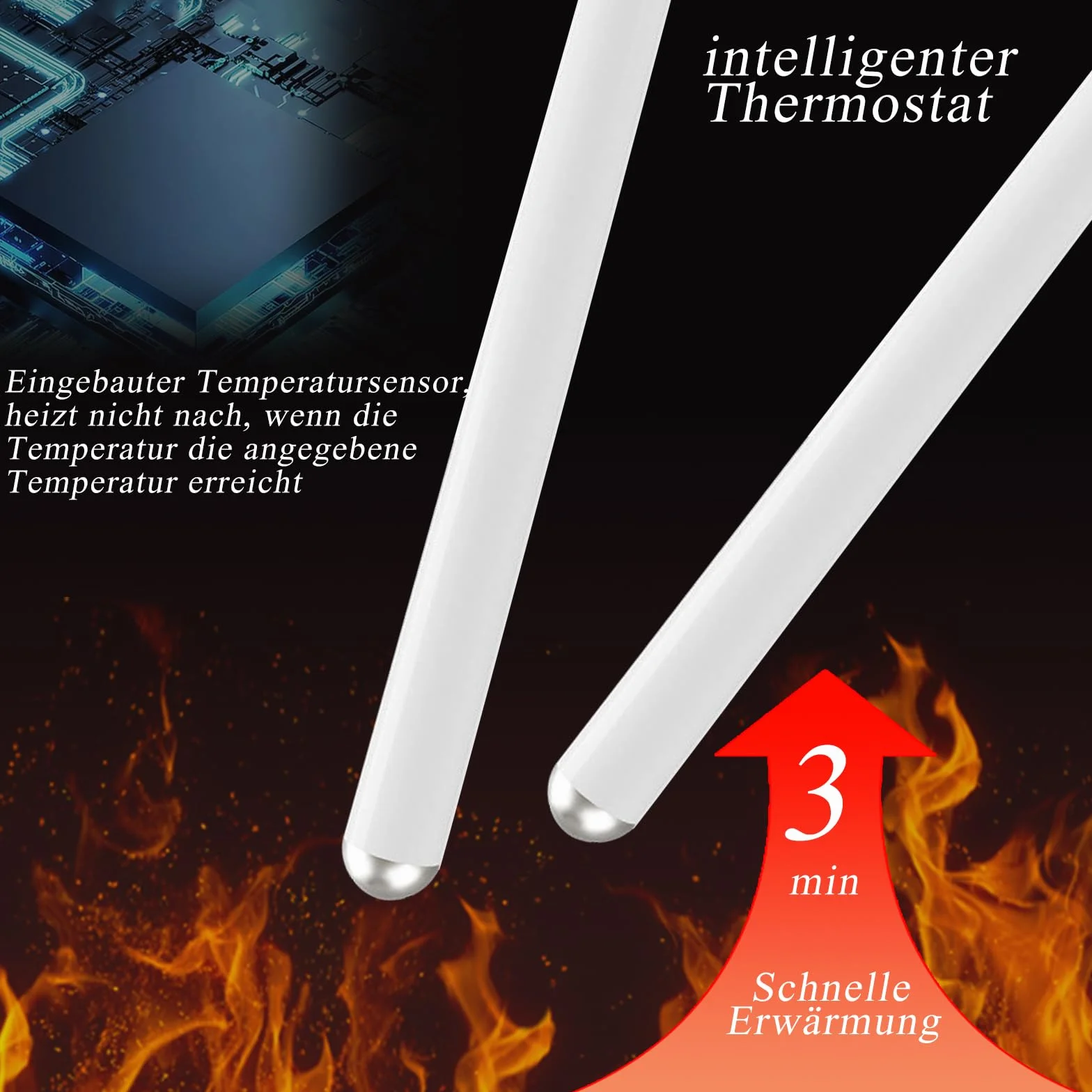 BDSMYEE Masturbator Asta Riscaldante per Uomo, Sex Toy Accessori per Masturbatori Maschili, USB a Riscaldamento Temperatura Costante da 42°C Sessuali per Uomini