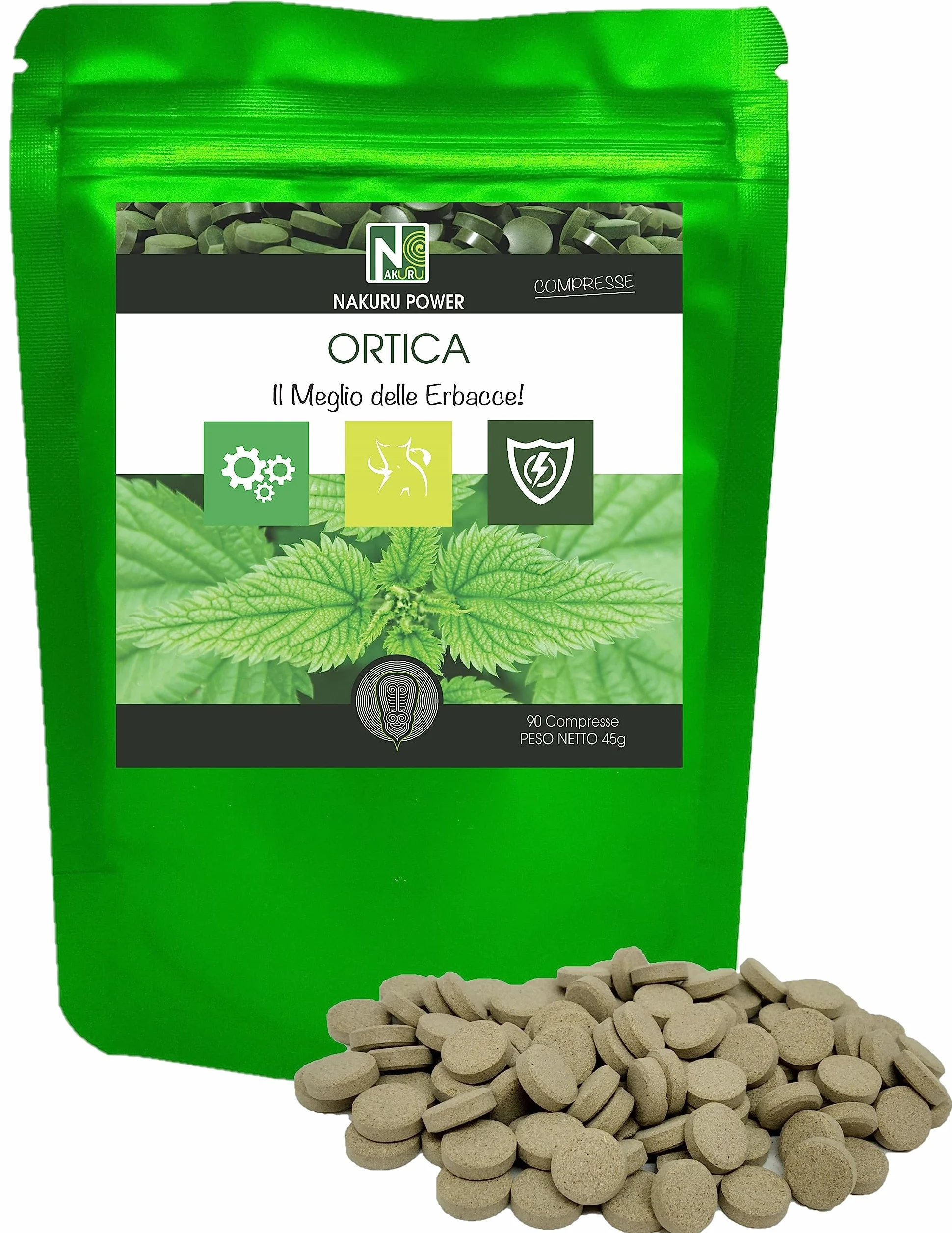 NAKURU Ortica 90 compresse 500mg Gamma Power