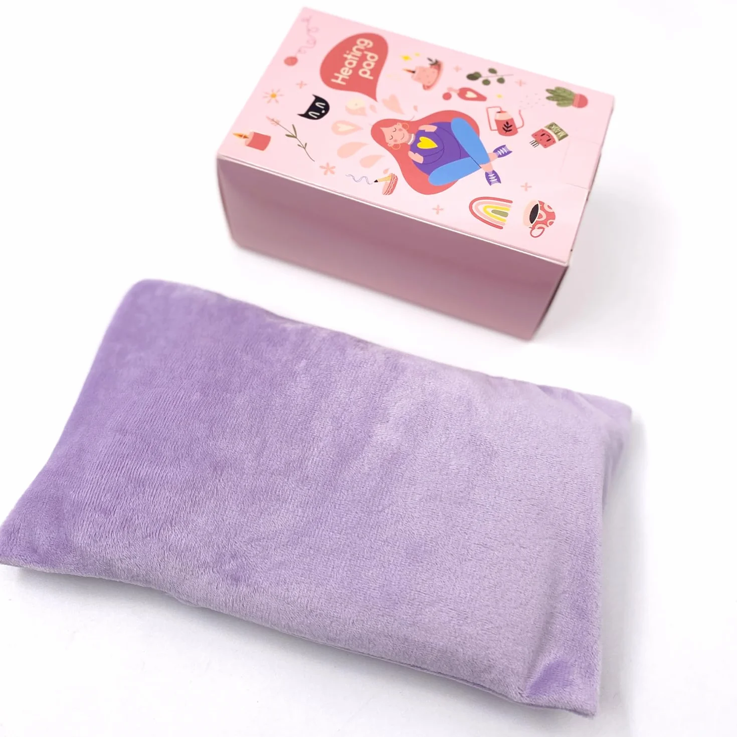 Cuscinetto riscaldante a microonde, Pacchetto di riscaldamento per alleviare il dolore, Colica per bambini, sollievo dallo stomaco sconvolto, Terapia calda per dolori muscolari, collo, spalle