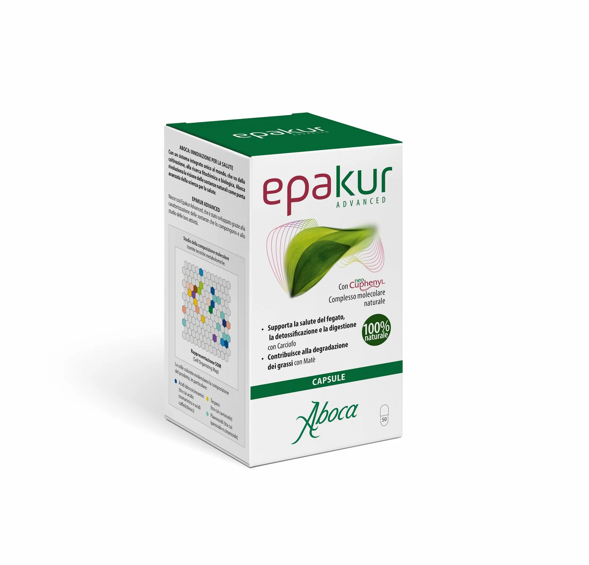Aboca Epakur Advanced 50 Capsule na Zdrowie Wątroby Detoksykację i Trawienie