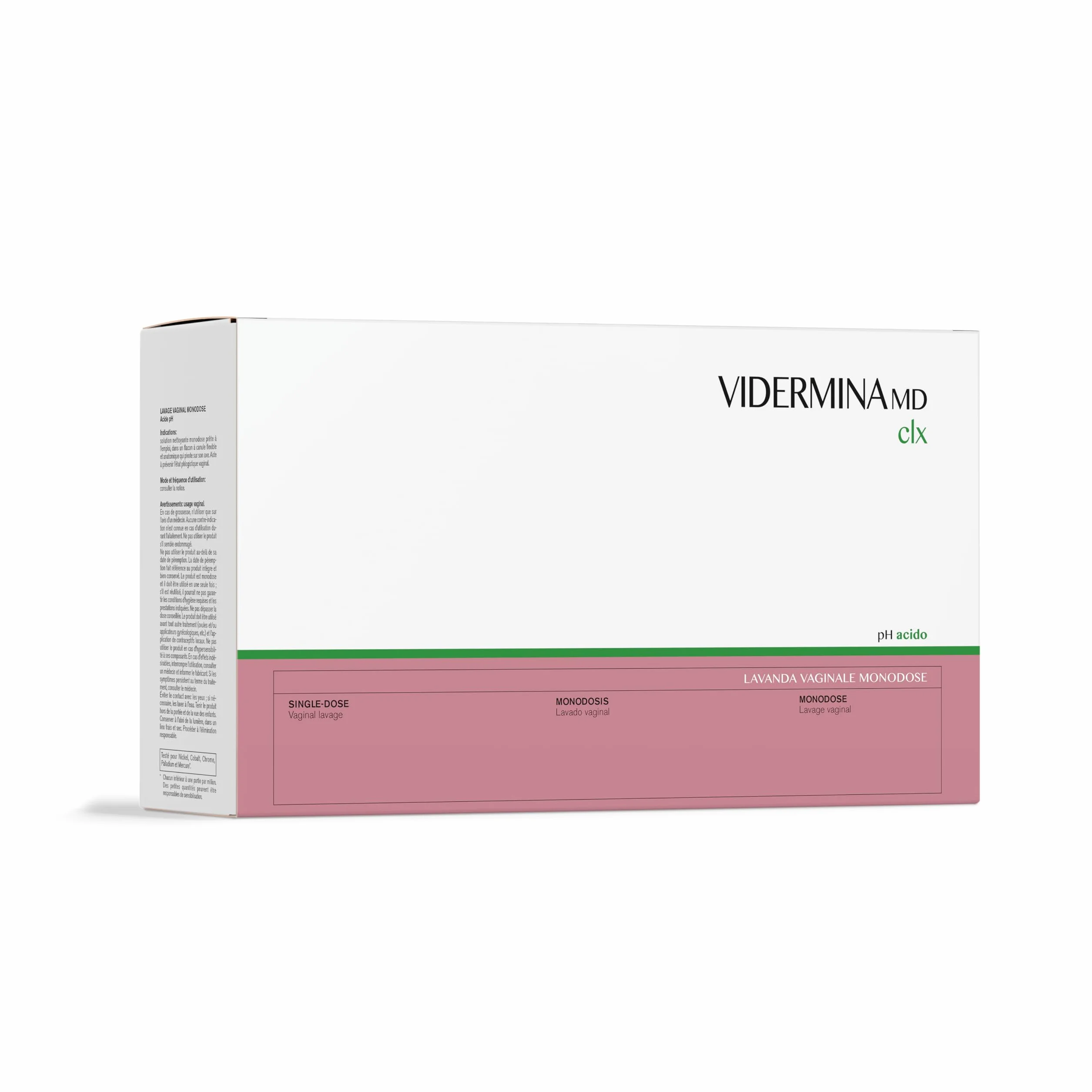 Vidermina MD Clx pH Acido Lavanda Detergente Vaginale Monodose 700 ml con Cannula Flessibile