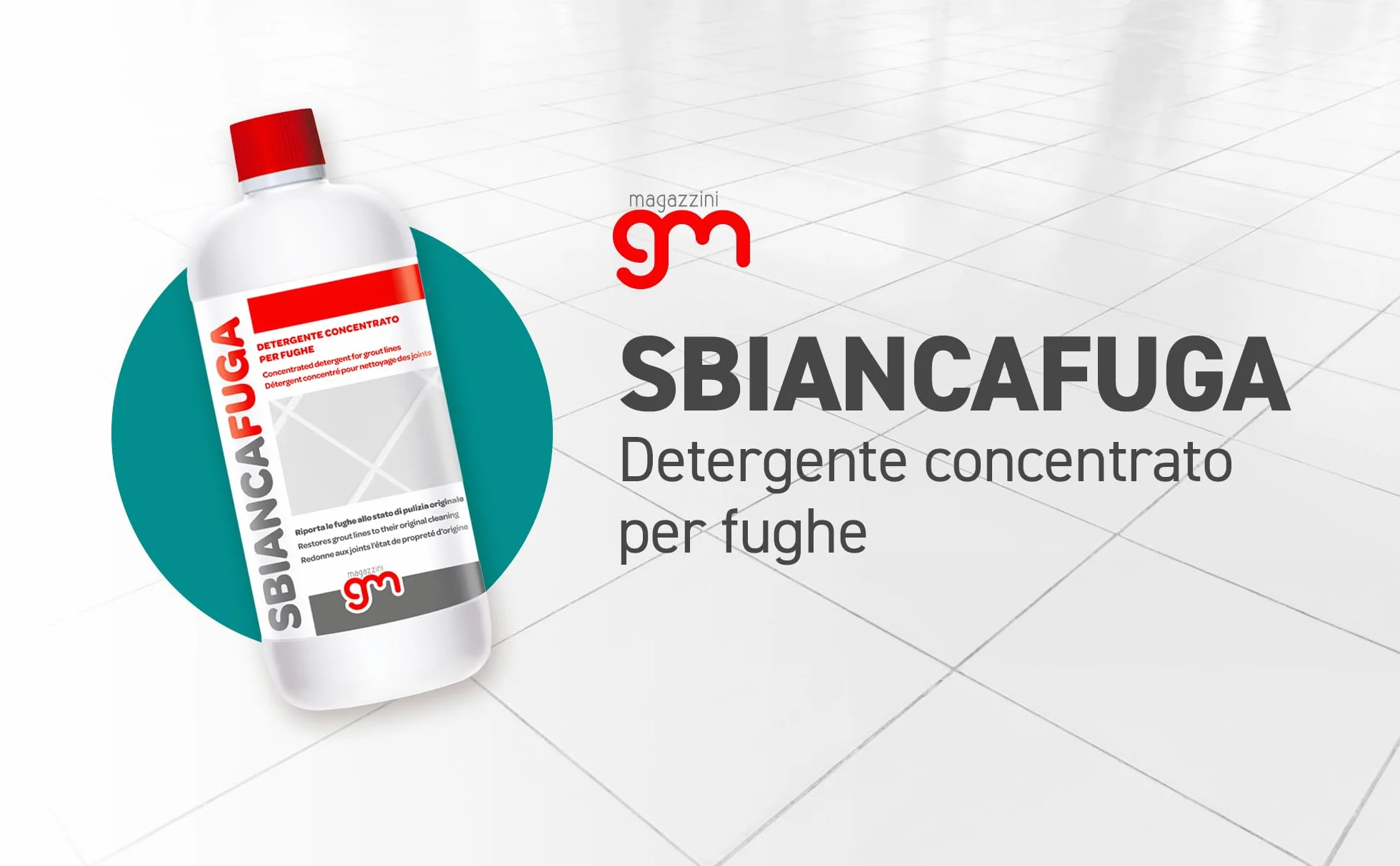 SBIANCAFUGA Detergente concentrato per fughe 1 Lt