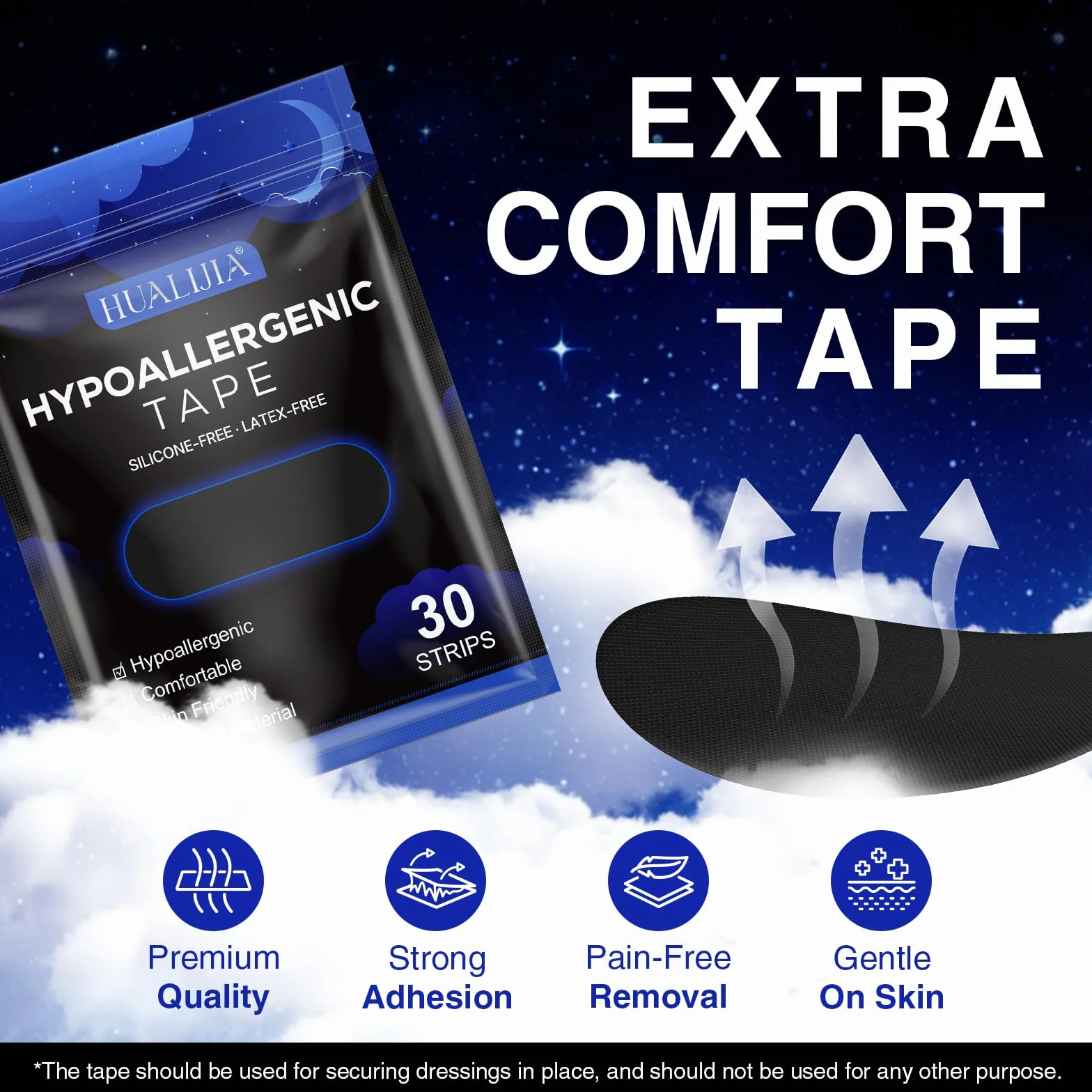 Cerotti Bocca per Dormire 30 Pezzi Mouth Tape for Sleeping Anti Russare Migliora Respirazione Nasale