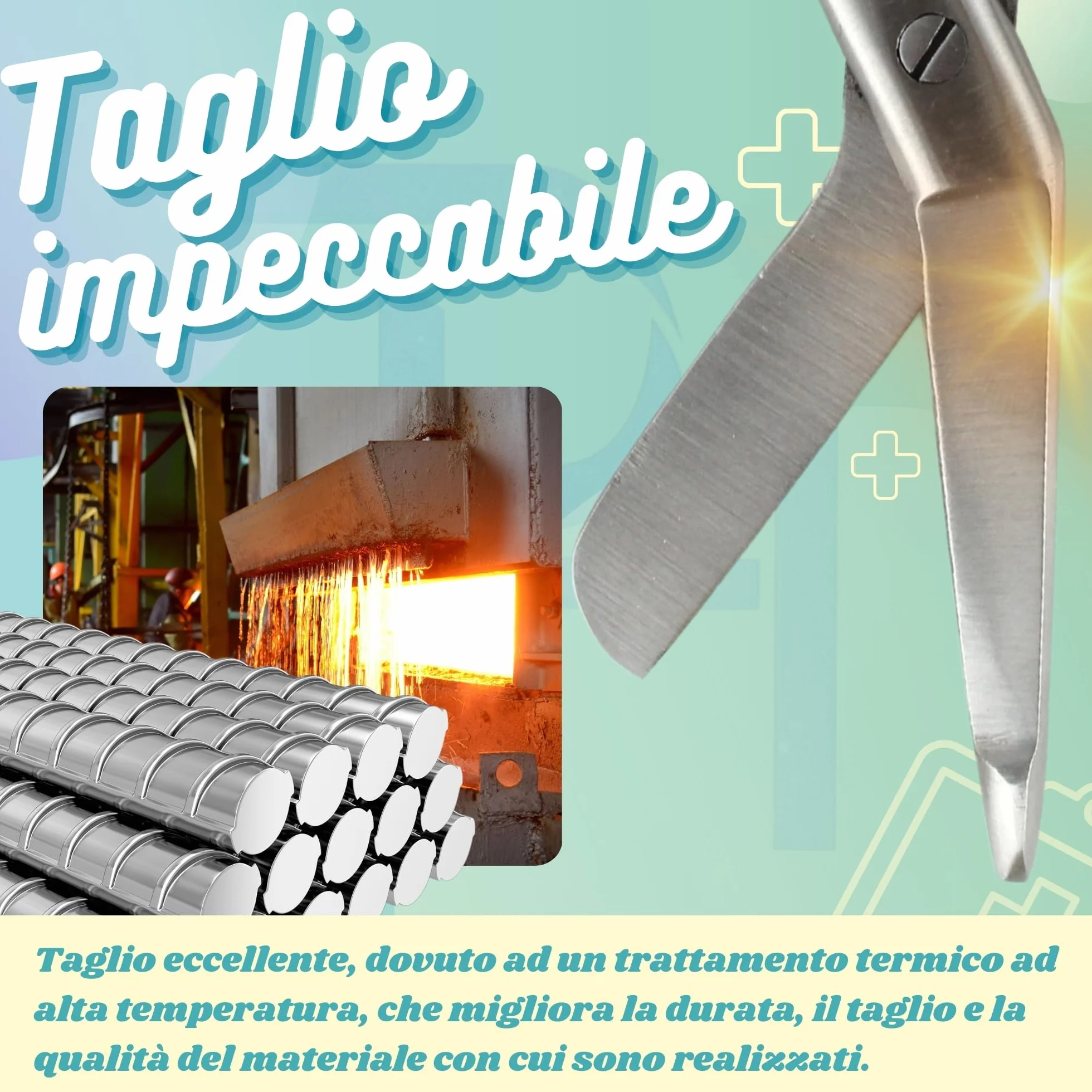 Forbici Infermiere Professionali Curve per Bendaggio - Ph Pro Heat