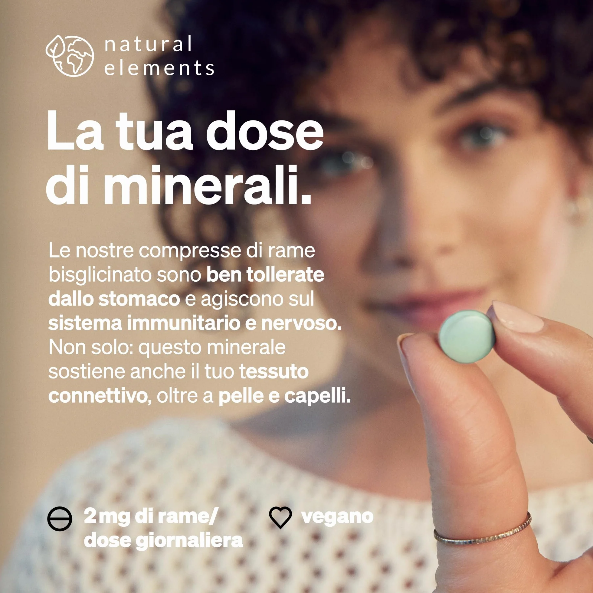 Rame – 365 compresse vegane – 2mg di rame per dose giornaliera – gusto neutro, alto dosaggio, senza additivi inutili – prodotto e testato in laboratorio in Germania