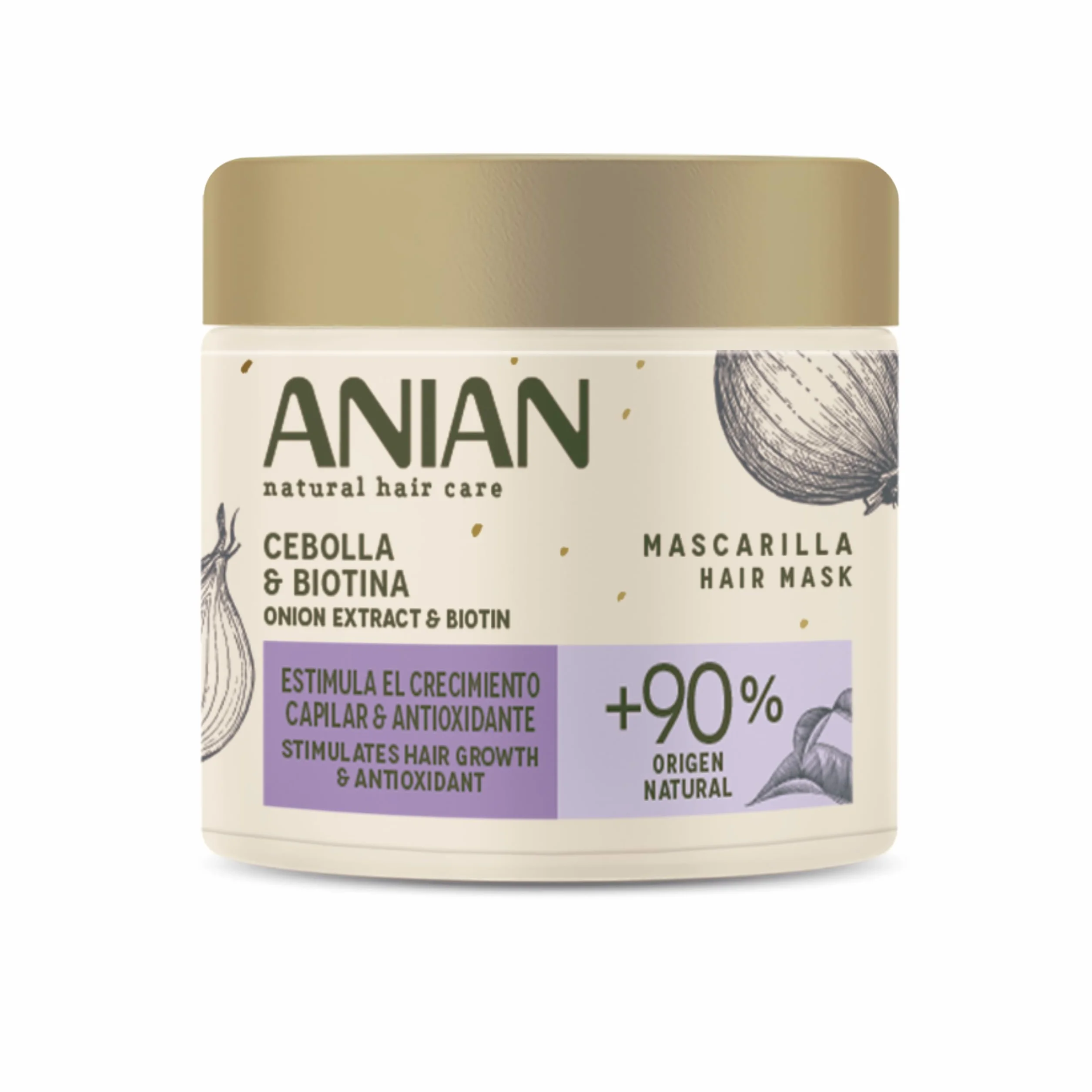 Mascarilla Esp Cebolla Y Biotina Anian 350ml