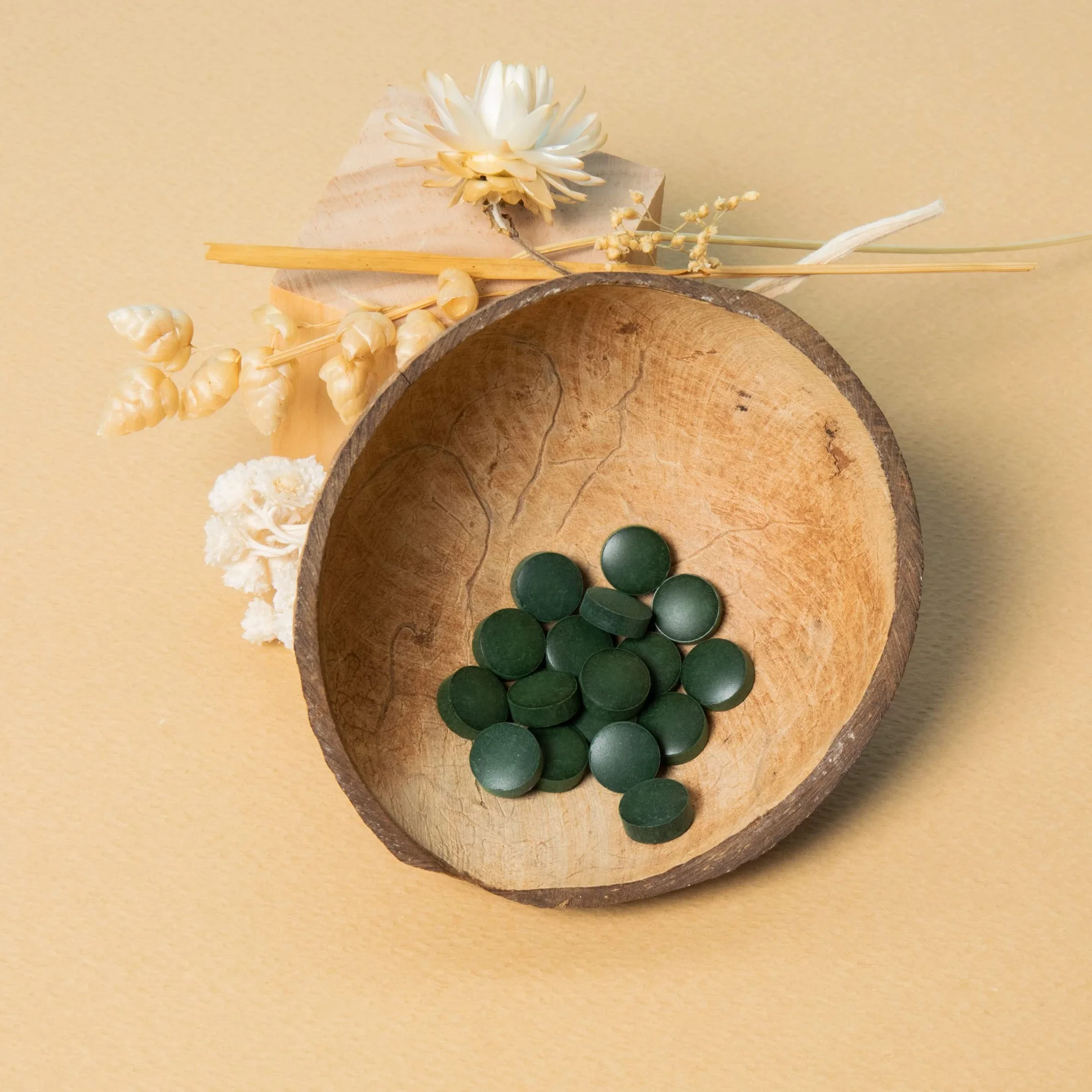 NUTRI & CO Spirulina Biologica 500 Compresse Bio 500 mg Senza Eccipienti 15% Ficocianina Polvere Essiccata Compressa a Freddo