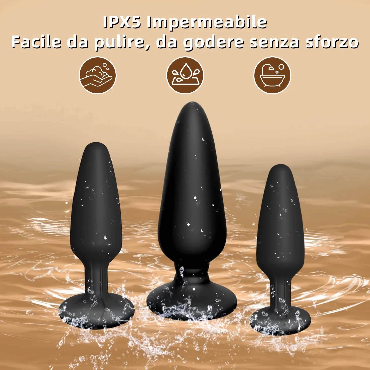 Plug Anale-Dilatatore Donna Uomo Sex Toys Vibratore Anale con Telecomando 10 Modalità Sexytoysys Donna Coppia 3 Pezzi Plug Anali Dilatatore Ano per Uomo Plug Analesex Toys Sessuali per Donne Uomini