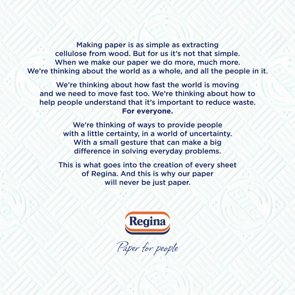 Regina Blitz 3Ply Xl Sheets Pack of 6 Total 600 Sheets