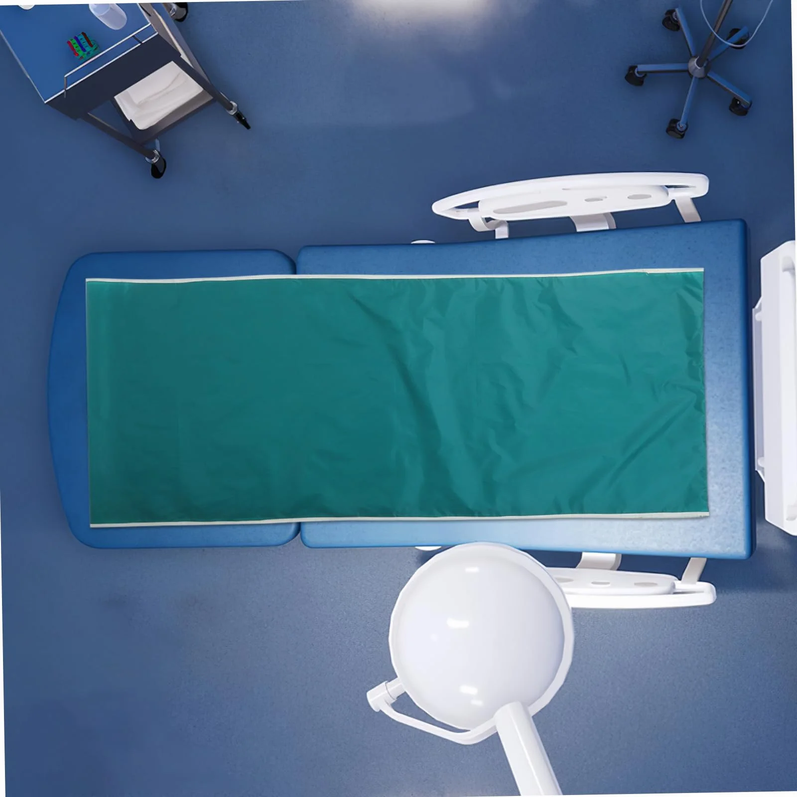 Coperta Trasferimento Pazienti Costretti Letto 180x75 Cm Panno Scorrevole Silicone Rotazione Riposizionamento Anziani