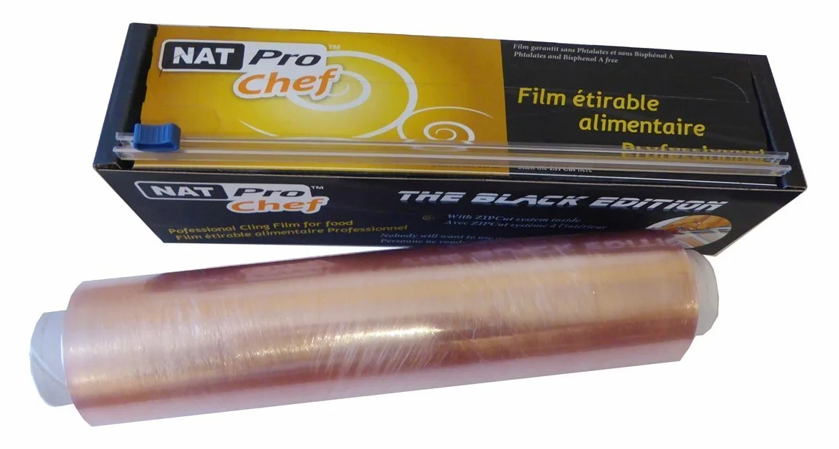 Natur’al Packaging - Pellicola per alimenti professionale con taglio a zip, freschezza, cottura in forno, microonde e congelatore, 30 cm x 300 m, senza DEHA