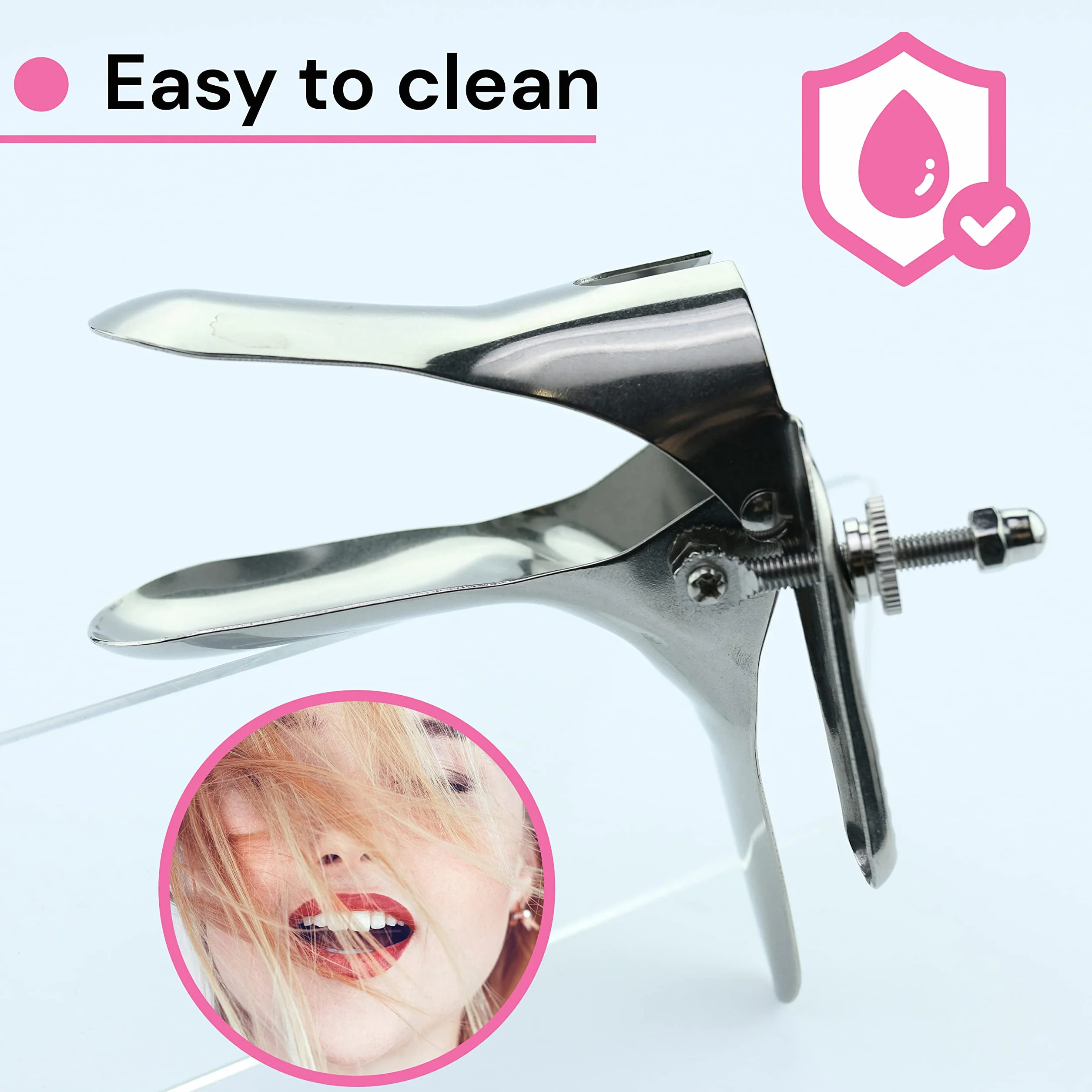 Dilatatore vaginale in metallo speculo per donne dilatatore vaginale ⌀ 11 cm speculum vaginale dilatatore ginecologico tunnel anale dilatatore delle labbra per donne grande dilatatore anale FOPS I09-1