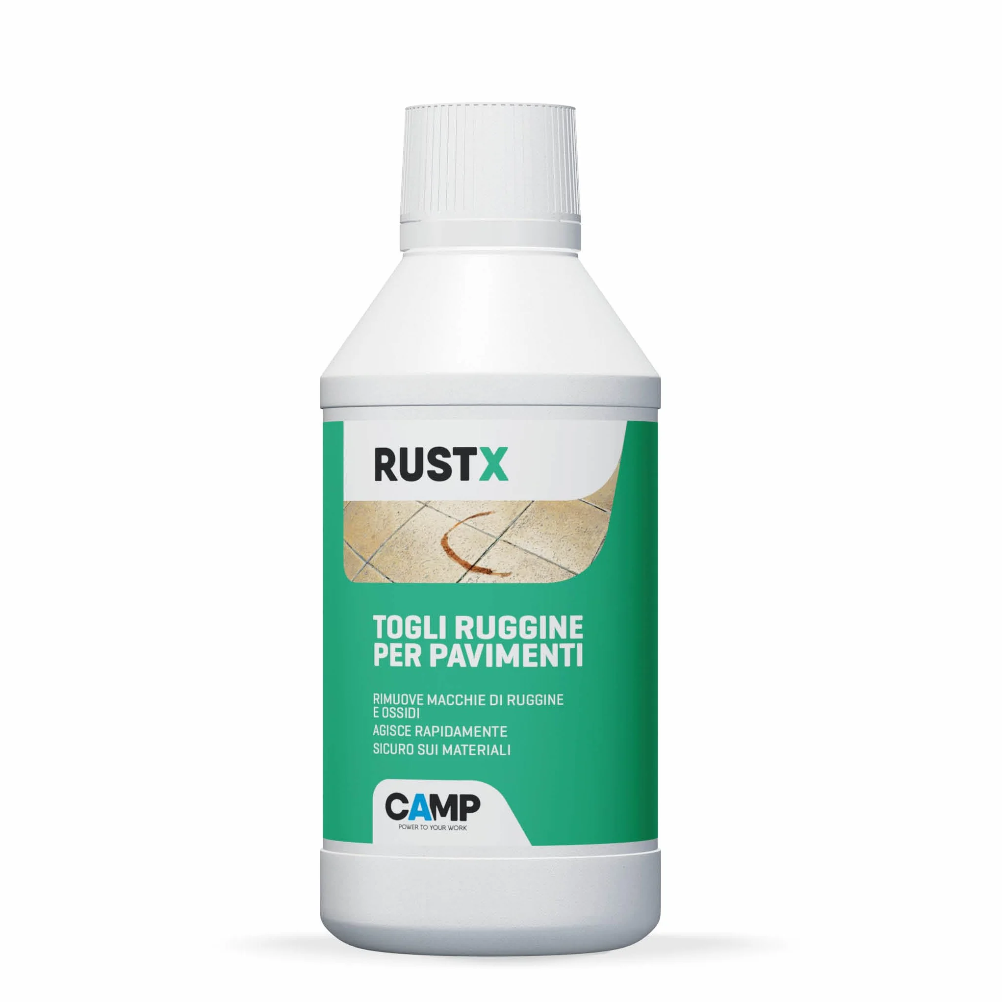 CAMP Rust X Togliruggine Antiruggine 300 ml per Pavimenti e Rivestimenti