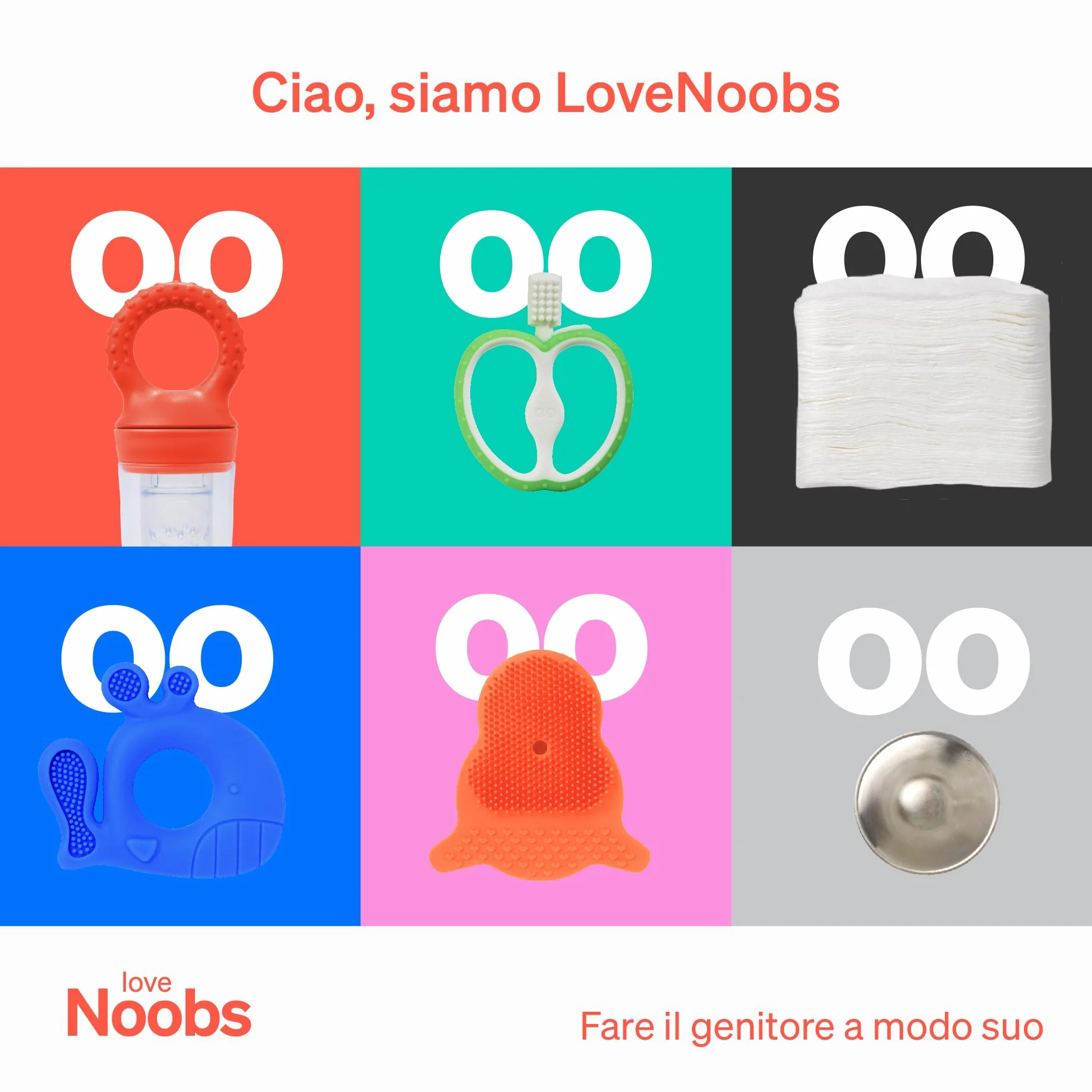 Massaggia Gengive Neonati Di Love Noobs, 4+ Mesi, Senza BPA, Giochi Dentizione Neonato, Spazzolino Da Denti Per Bambini, Giocattolo Da Mordere In Silicone, Verde