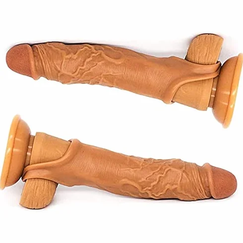 Manicotto Per Pene Maschile Estende Il Preservativo, Riutilizzabile In Silicone Per Allungare E Ingrandire, Custodia Per Miglioramento