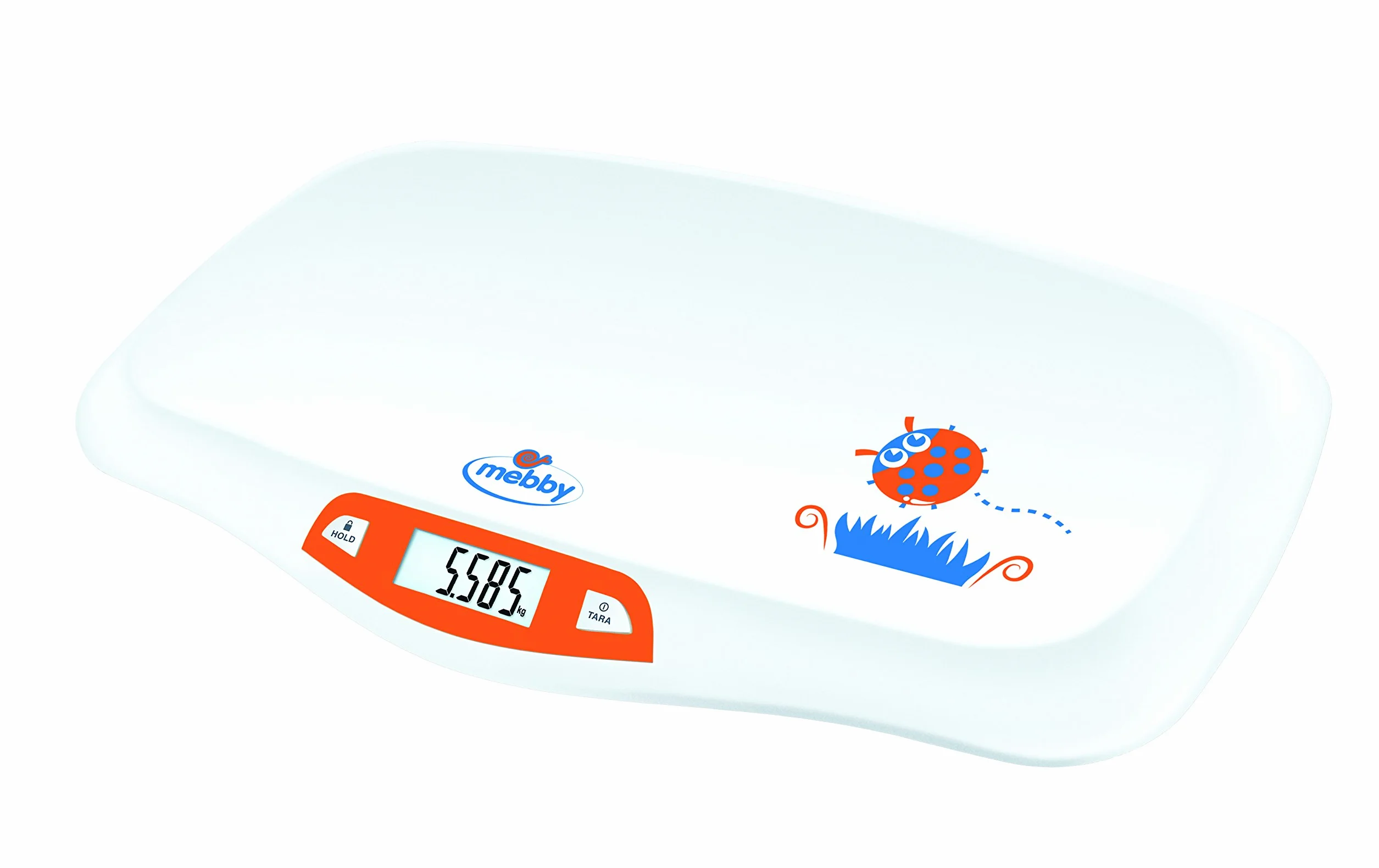 Mebby 95136 Primi Pesi Bilancia Pesa-Neonati con Funzione di Fermo Pesata