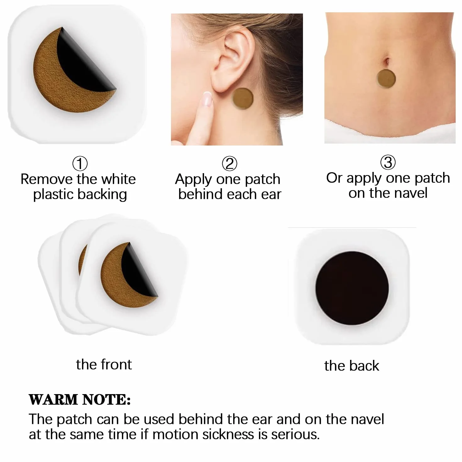 Motion Sickness Patch 10 Count