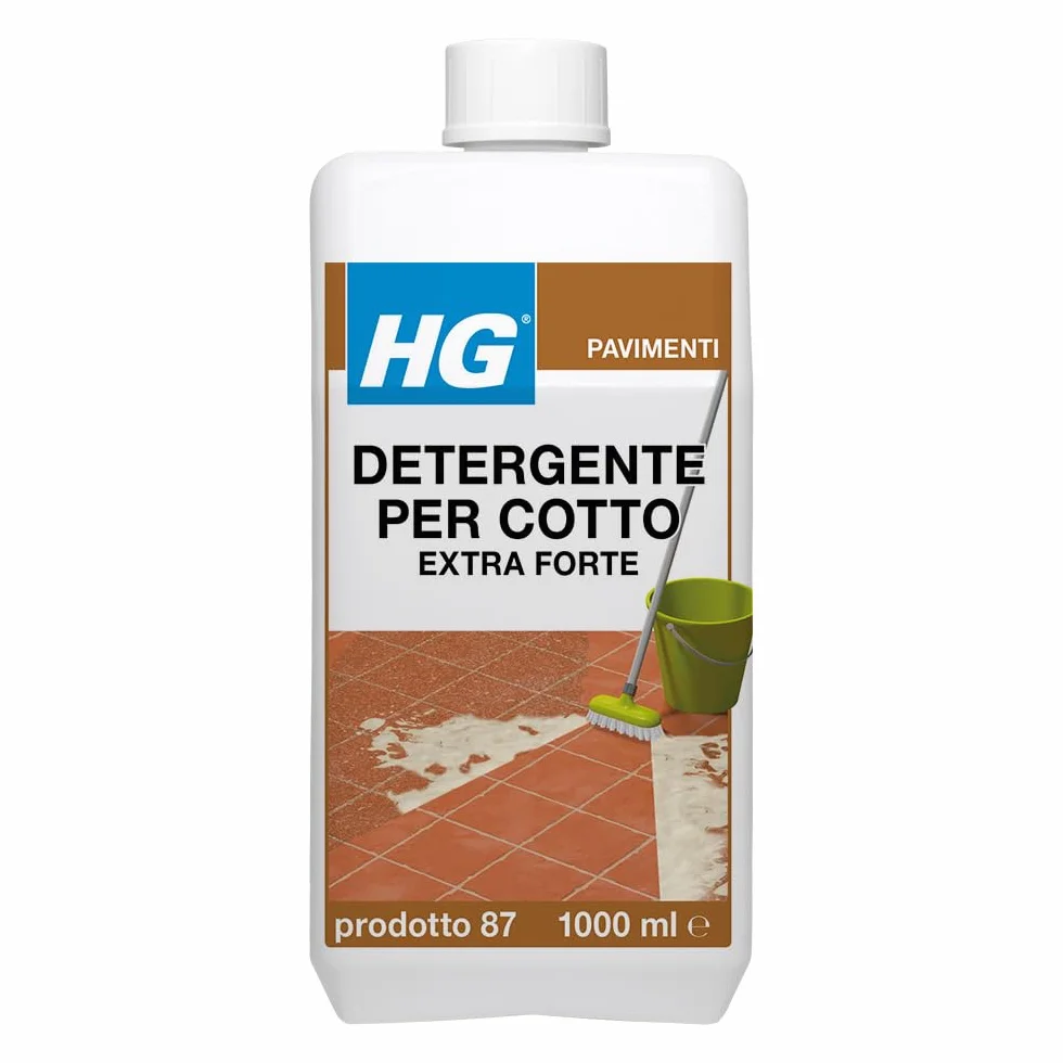 HG Pulitore Forte n. 87 Detergente Concentrato per Rimuovere Grasso 1 Litro