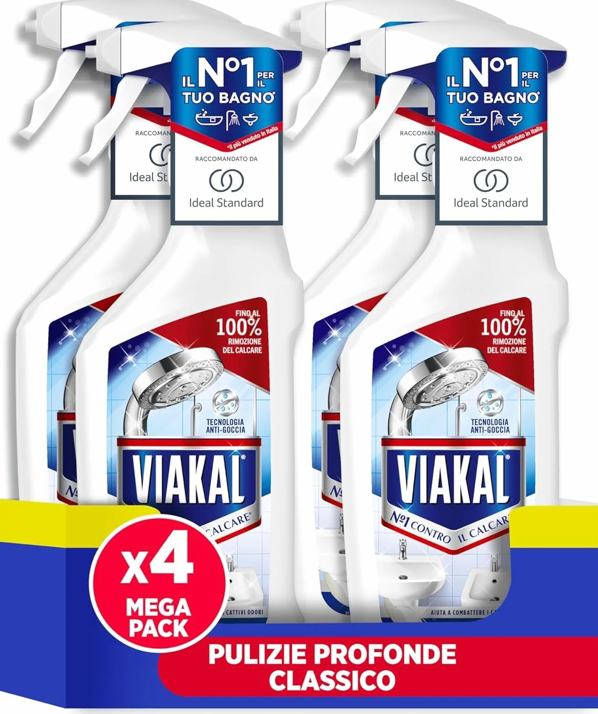 Viakal Classico Spray Anticalcare 100% Anti-gocce