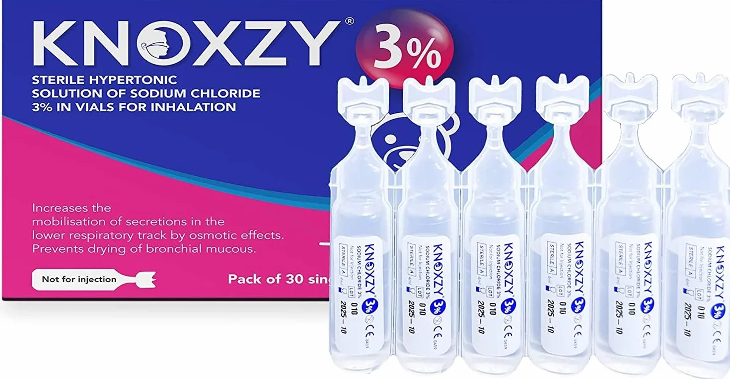 KNOXZY Soluzione ipertonica per inalazione salina 3% 30 flaconcini monodose da 4 ml