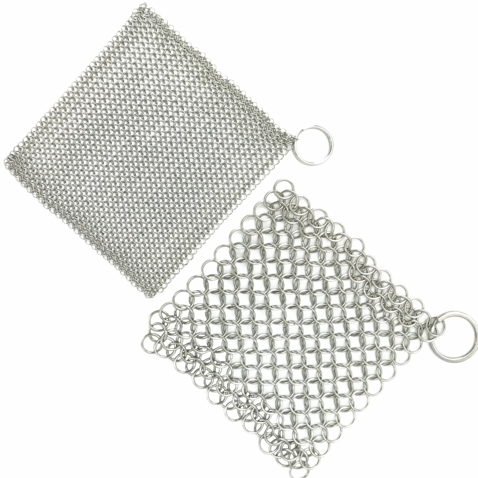 Detergente per Ghisa in Acciaio Inossidabile Scrubber 10x10 cm