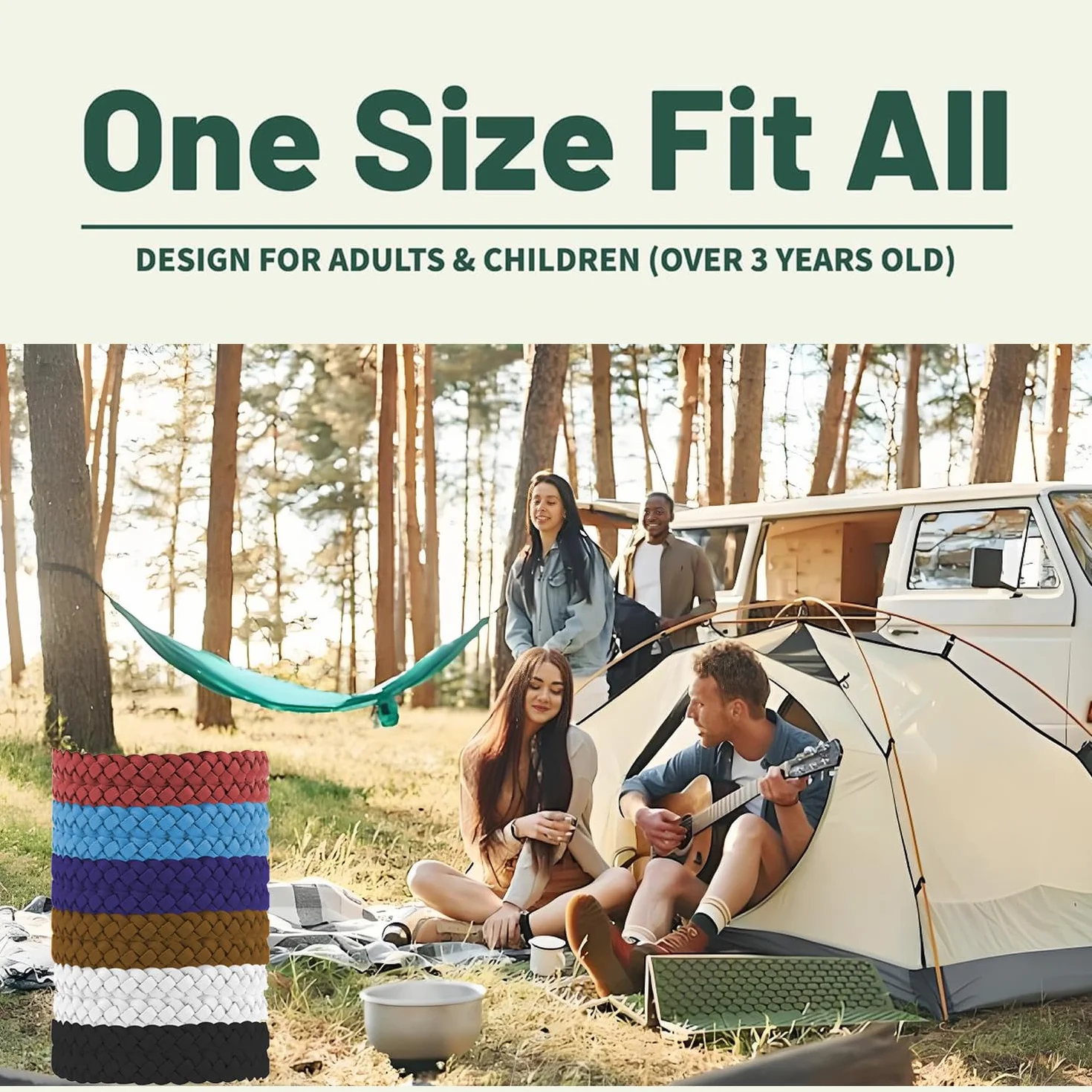 60 pacchetto antizanzara adesivi Bracciali Patches per Bambini Adulti Naturale DEET-Free Ingredienti vegetali Outdoor Camping Travel