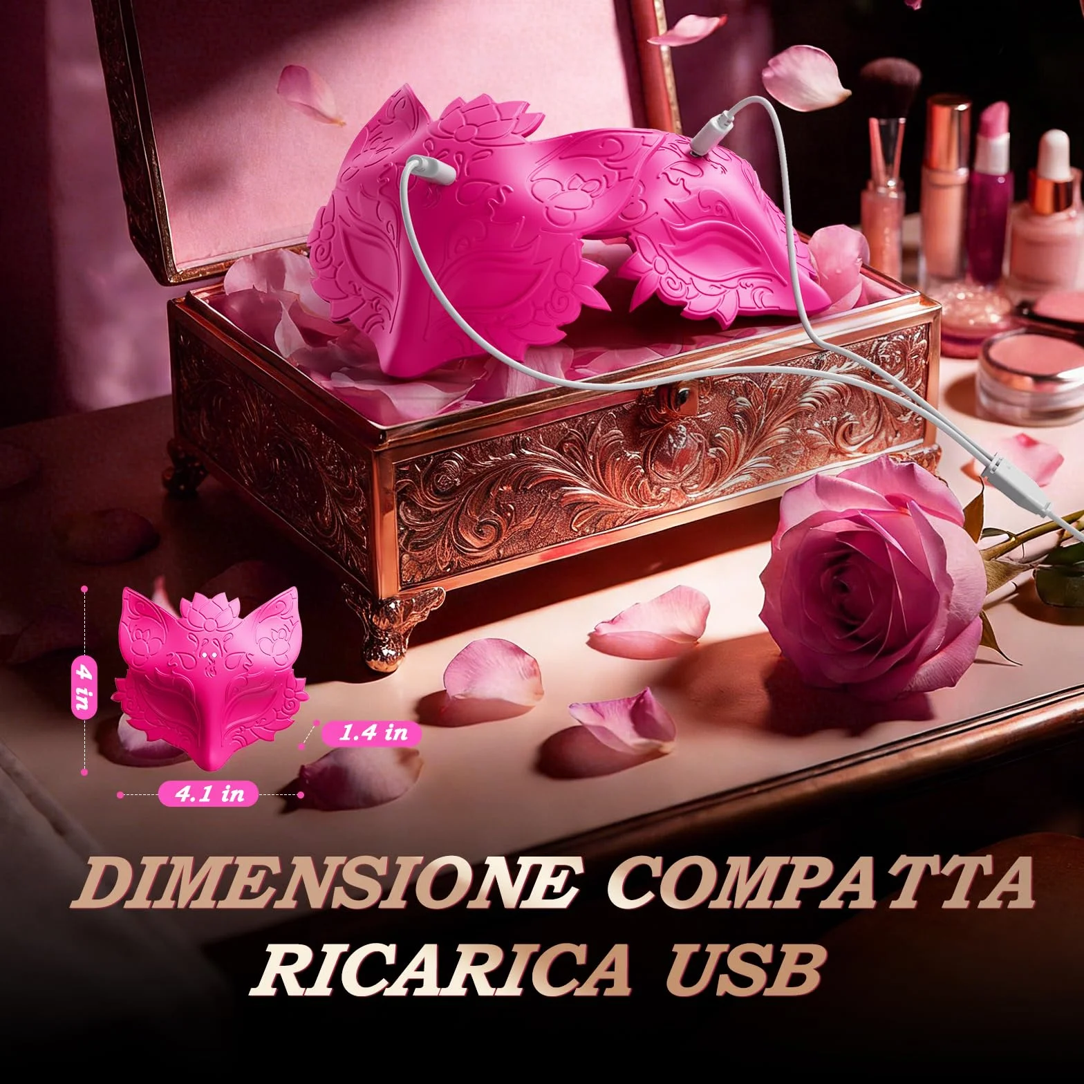 Pinze Capezzoli Vibratore Clitoride per Donna - Multifunzione Cerotto Vibrante per Capezzoli con Cinturino Regolabile e 10 Modalità di Vibrazione, Sex Toys Coppia Vibratori, Vibratore con Telecomando