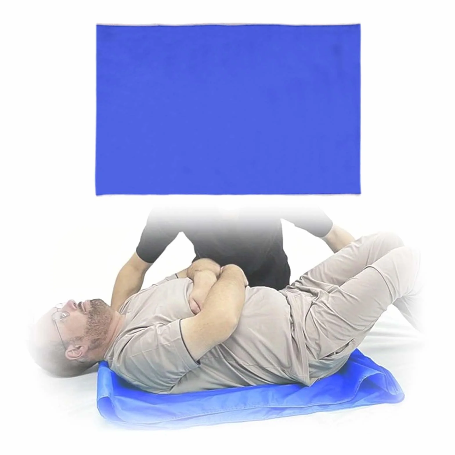 Coperta di Trasferimento Riutilizzabile 75x95cm Telone Tubolare Scorrevole per Pazienti
