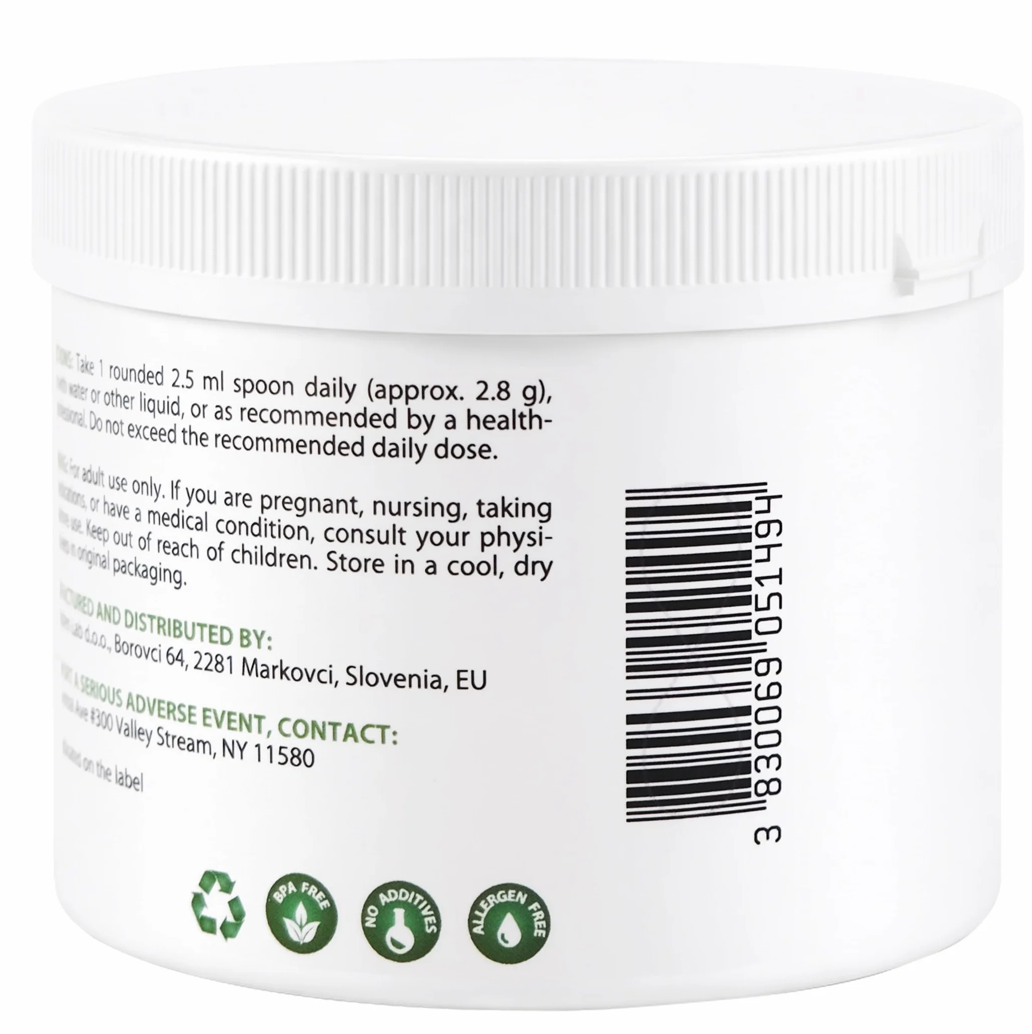 Potassio Citrato in Polvere 600g | 100% Puro | Senza Aroma | Ingrediente Singolo | Senza Capsule | Integratore Alimentare