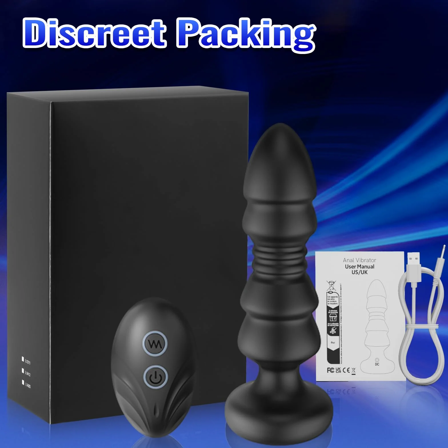 Giocattoli sessuali anali con spinte - Giocattoli anali con APP, telecomando, vibratore per punto G, palline anali con 12 massaggiatori prostatici vibranti e a spinta