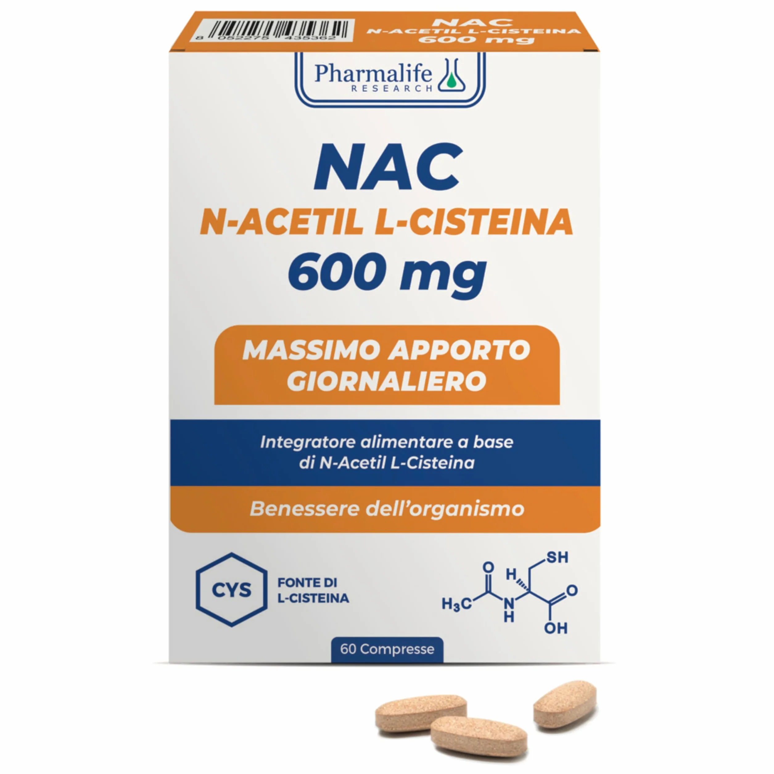 nac n-acetil l-cisteina 600 mg