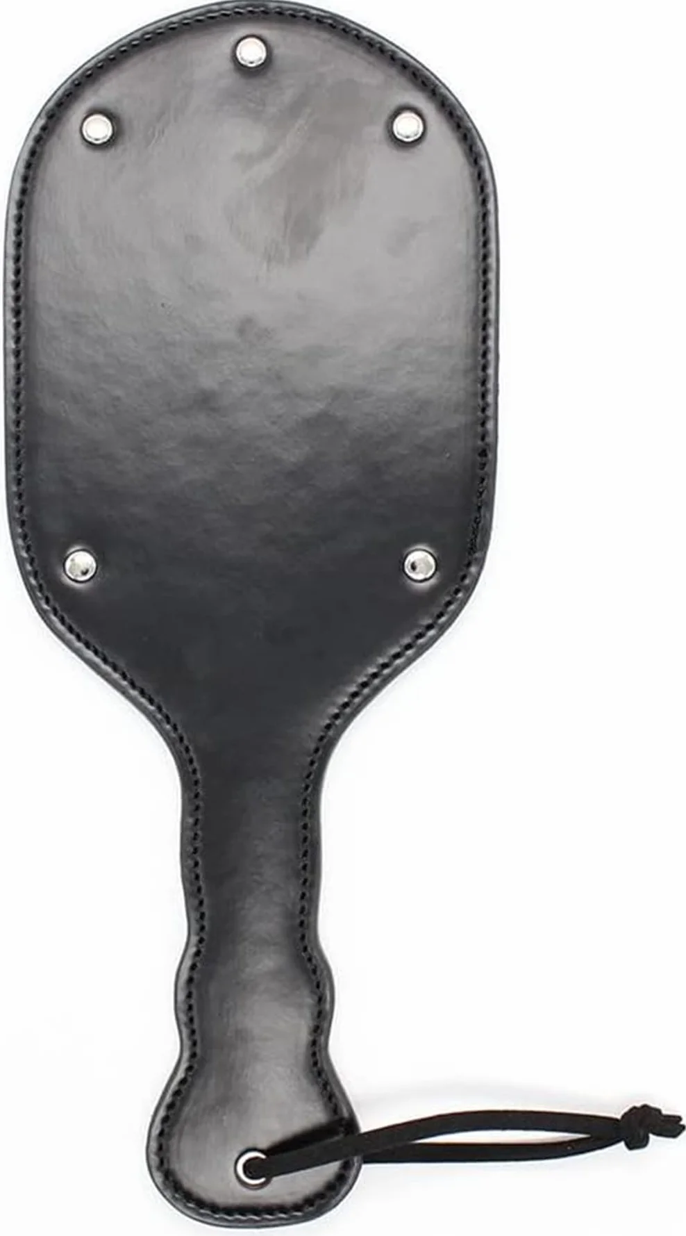 Mazza in Pelle Nera HAZURE Accessorio per Gioco di Equitazione
