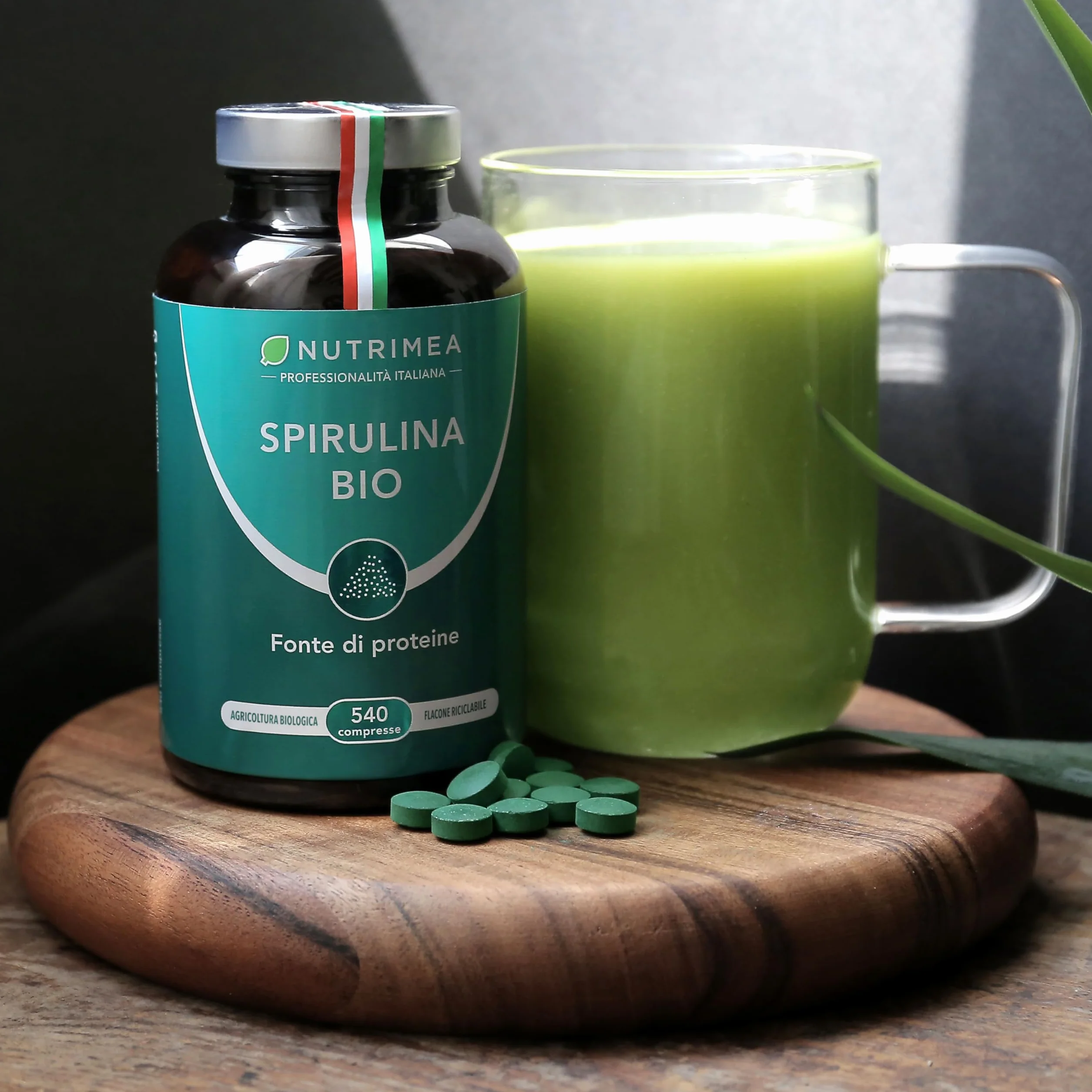 Spirulina Biologica Pura 540 Compresse 1500 mg Nutrimea