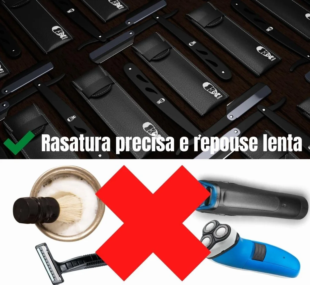 Rasoio a mano libera 20 Mezze lamette kit barba uomo professionale barbiere lame rasatura