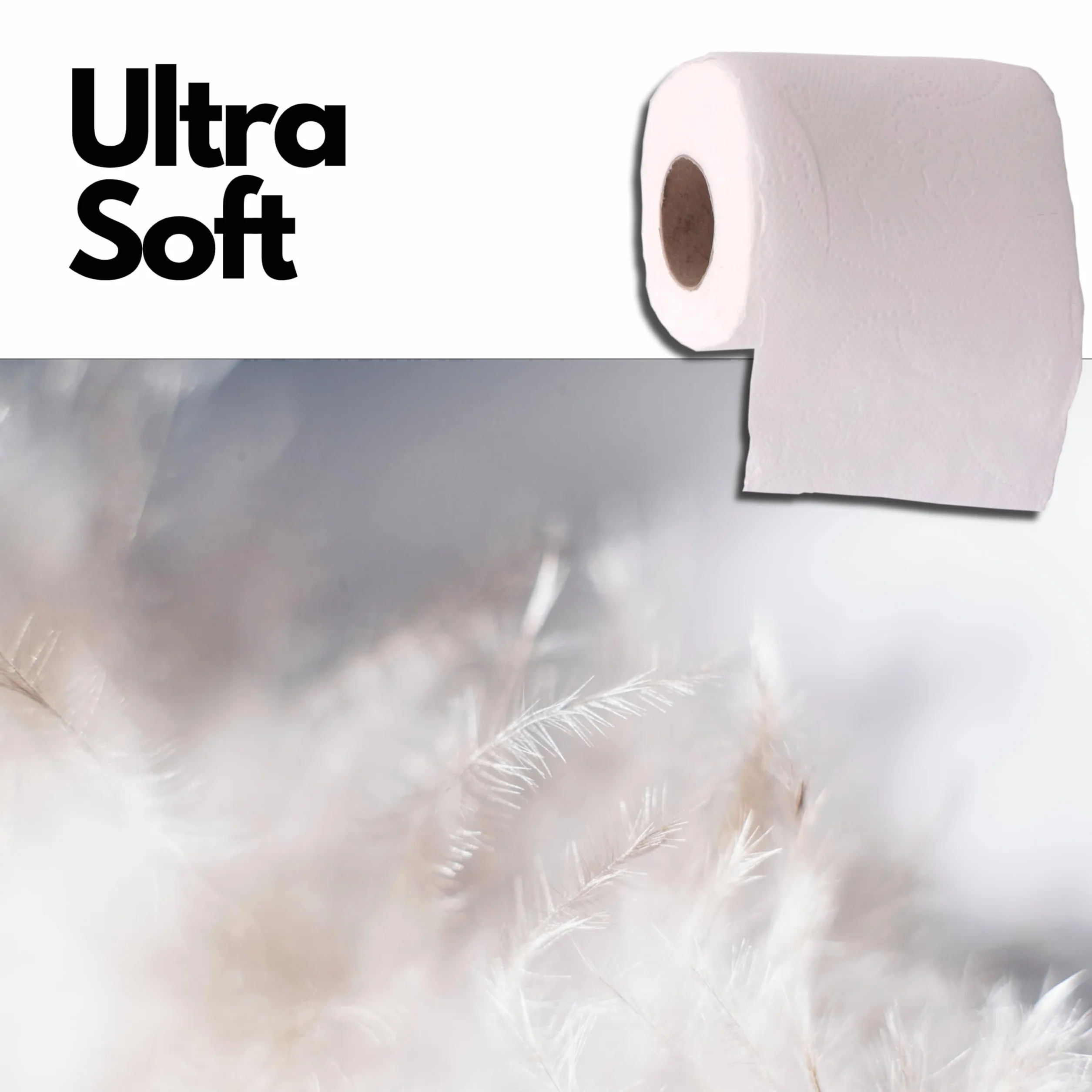 Carta Igienica 2 Veli 60 Rotoli Non Profumata Goffrata Ultra Soft