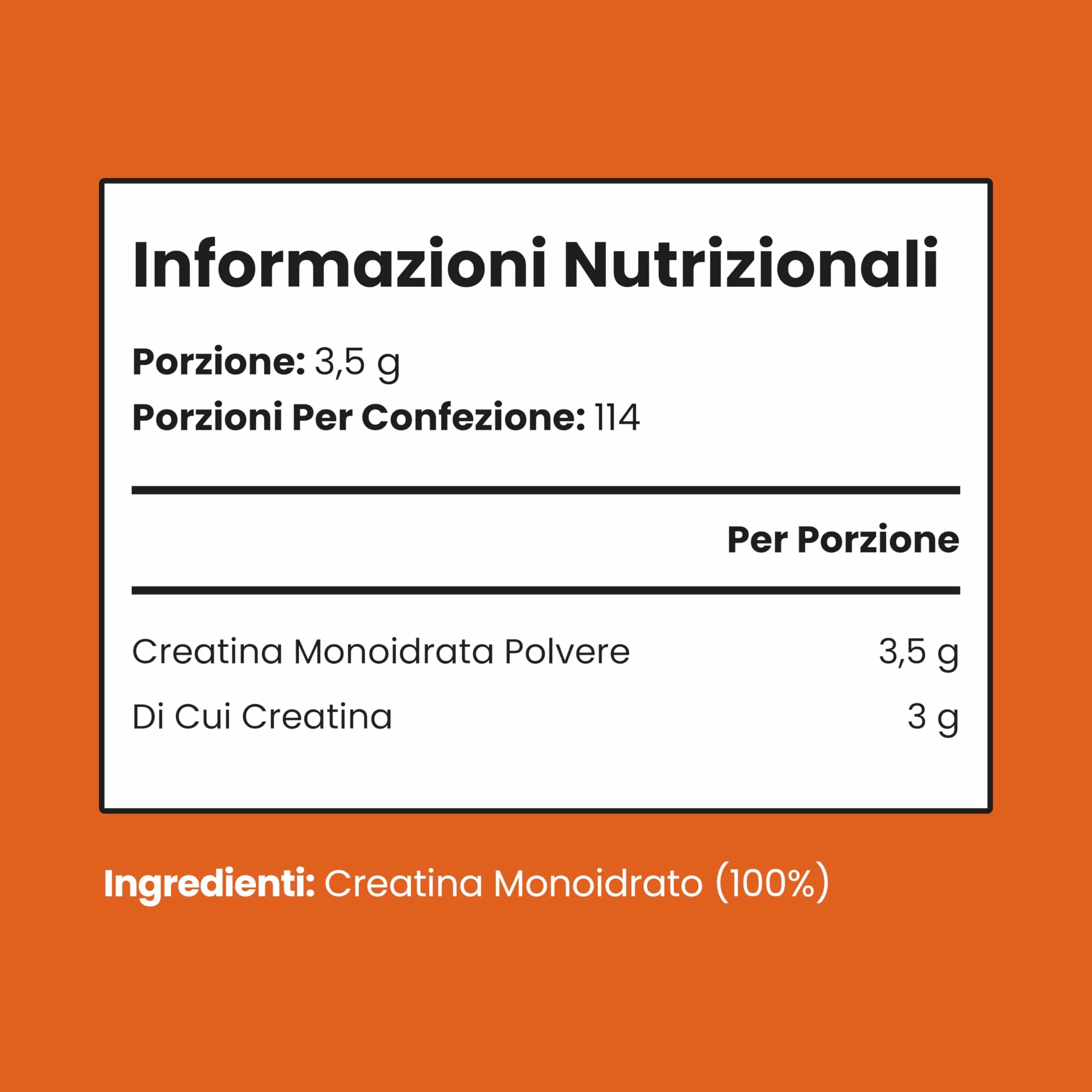 Vitabright Creatina Monoidrata in Polvere Micronizzata 400g 114 Porzioni 200 Mesh Rapido Scioglimento