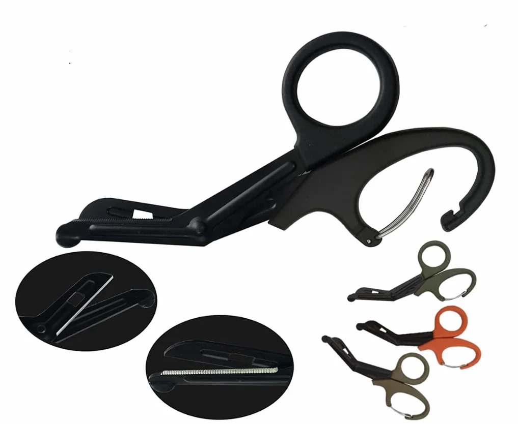 Forbici Cesoie EMT 7.7'' Acciaio Inossidabile Placcato Titanio Opaco Nero
