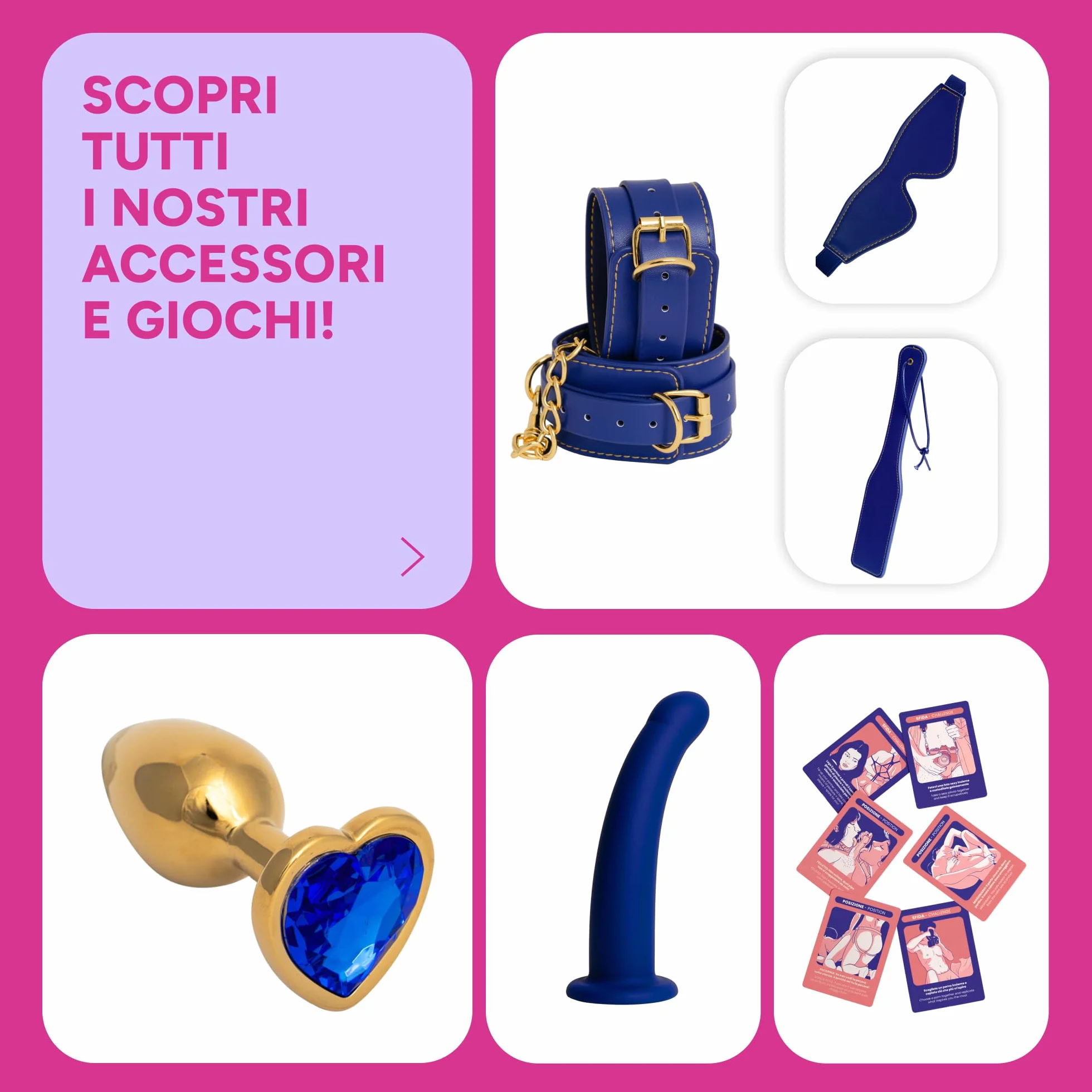 MySecretCase Calendario Avvento 2025 Giochi Erotici Coppia Set Bondage 24 Sorprese