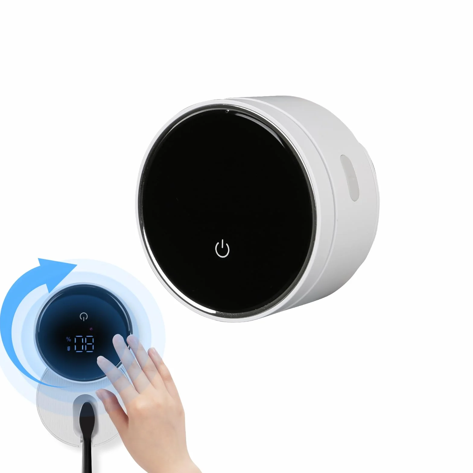 Portaspazzolino disinfettante UV con asciugatura, supporto automatico per spazzola con sensore, spazzolino elettrico disinfettante, spazzolino da denti sterilizzatore organizer