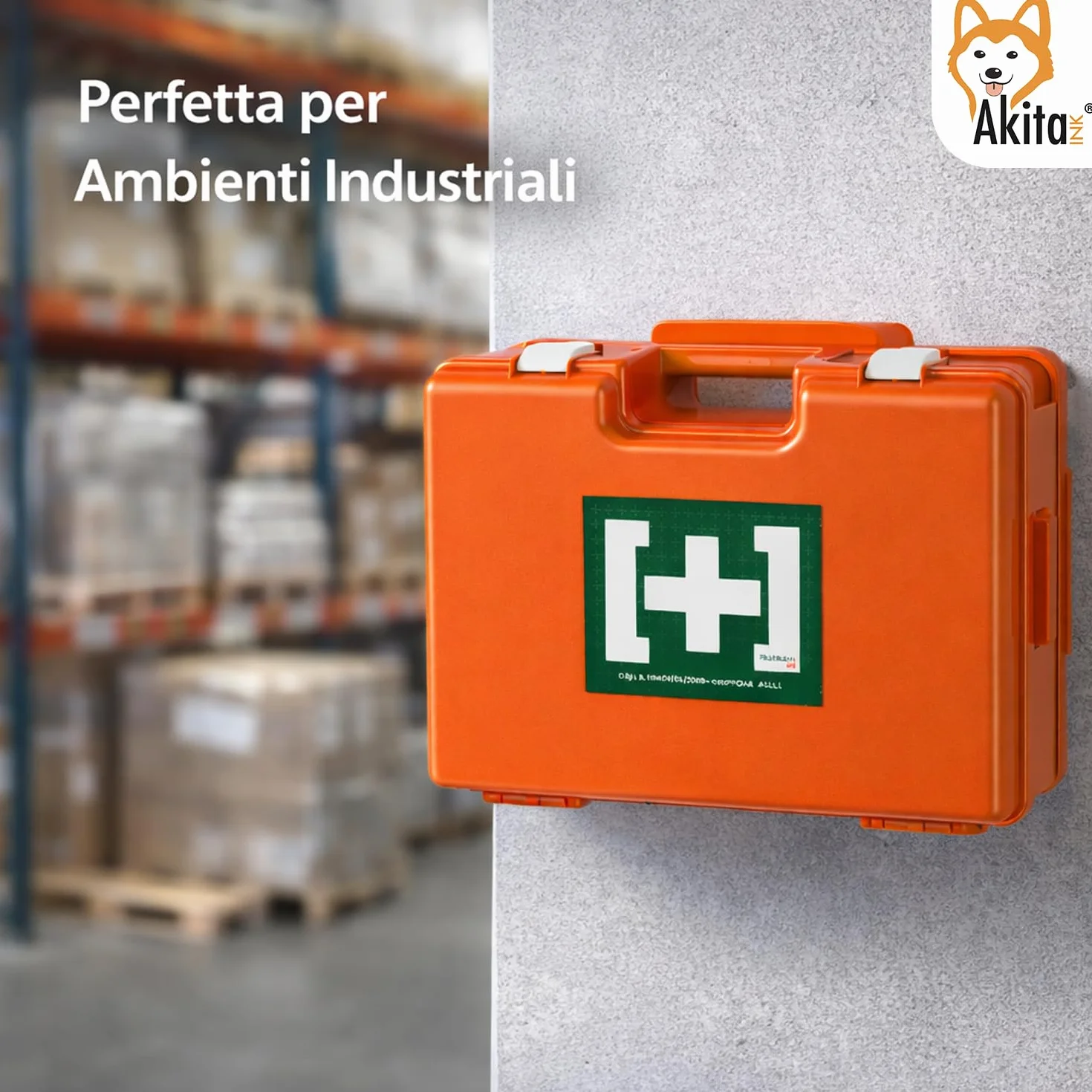 Kit Pronto Soccorso Aziendale DM 388 con Misuratore Pressione, Staffa, Made in Italy