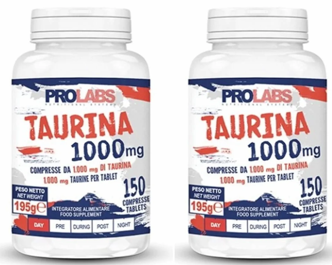 Prolàbs Taurina 1000 mg 150 compresse - Taurina compresse (pack 2 pezzi)