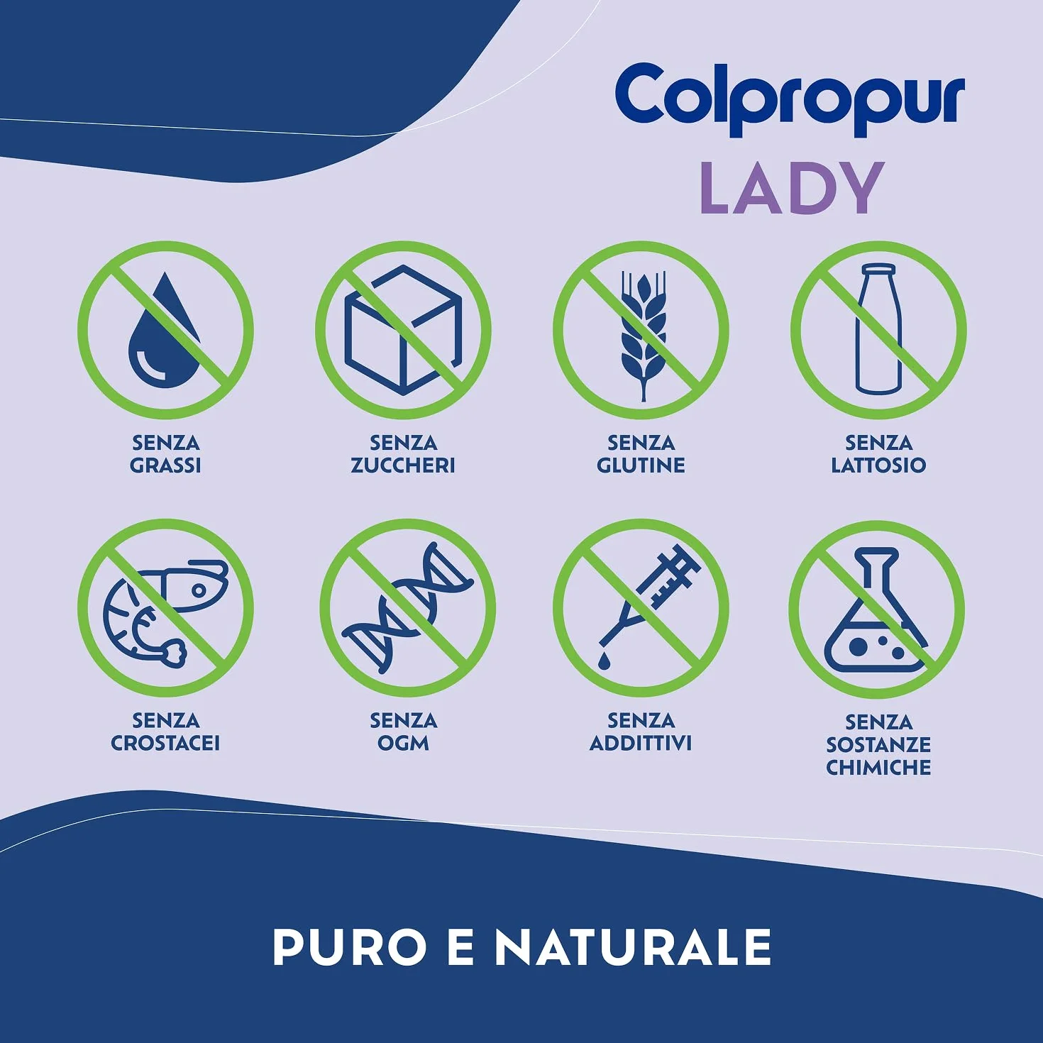 Colpropur Lady Gusto Pesca Collagene Idrolizzato in Polvere da Bere Peptidi di Collagene Integratore per Ossa Pelle e Articolazioni 340g