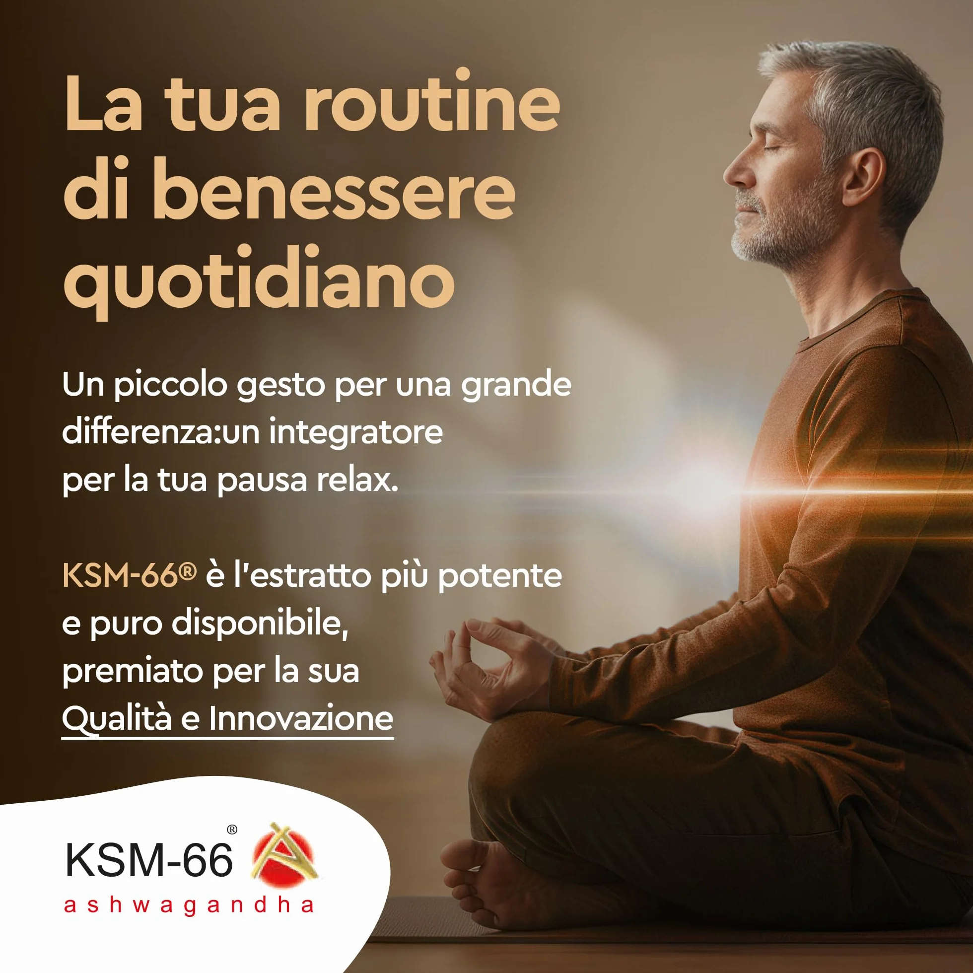 Graal Ashwagandha KSM-66 60 Capsule Tonico Adattogeno Antistress