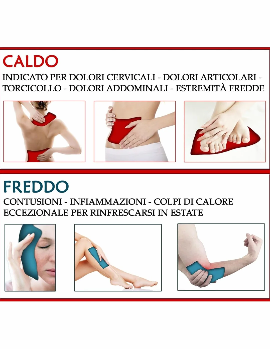 Fascia con noccioli di ciliegia sfoderabile e lavabile scaldacollo per mal di pancia, febbre alta (900gr. - 58x12x5cm) con Pecorelle. Terapia caldo freddo. Prodotto in Emilia Romagna