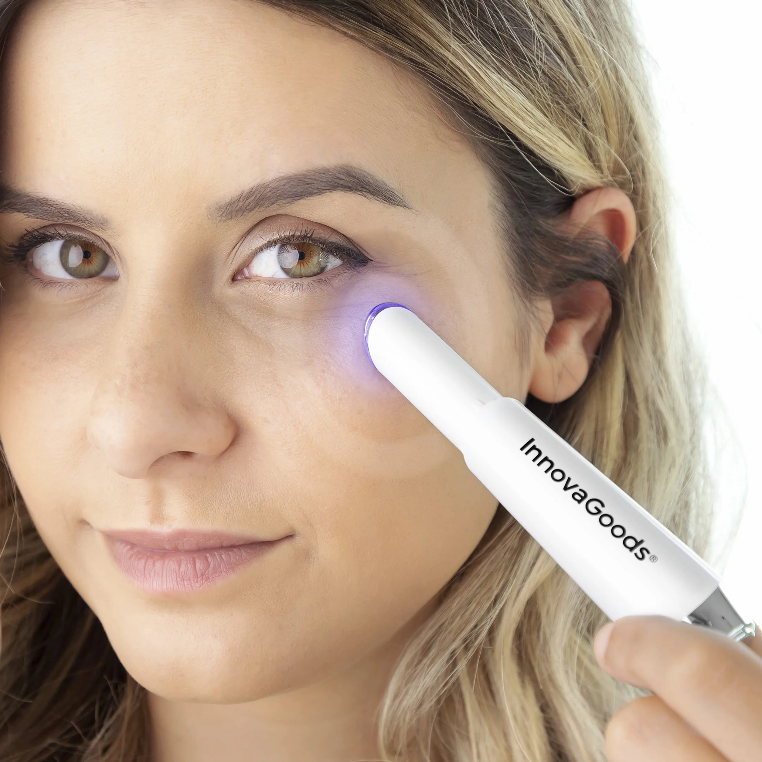 InnovaGoods® massaggiatore elettrico per oculare anti-rughe e anti-età, fototerapia per oculare