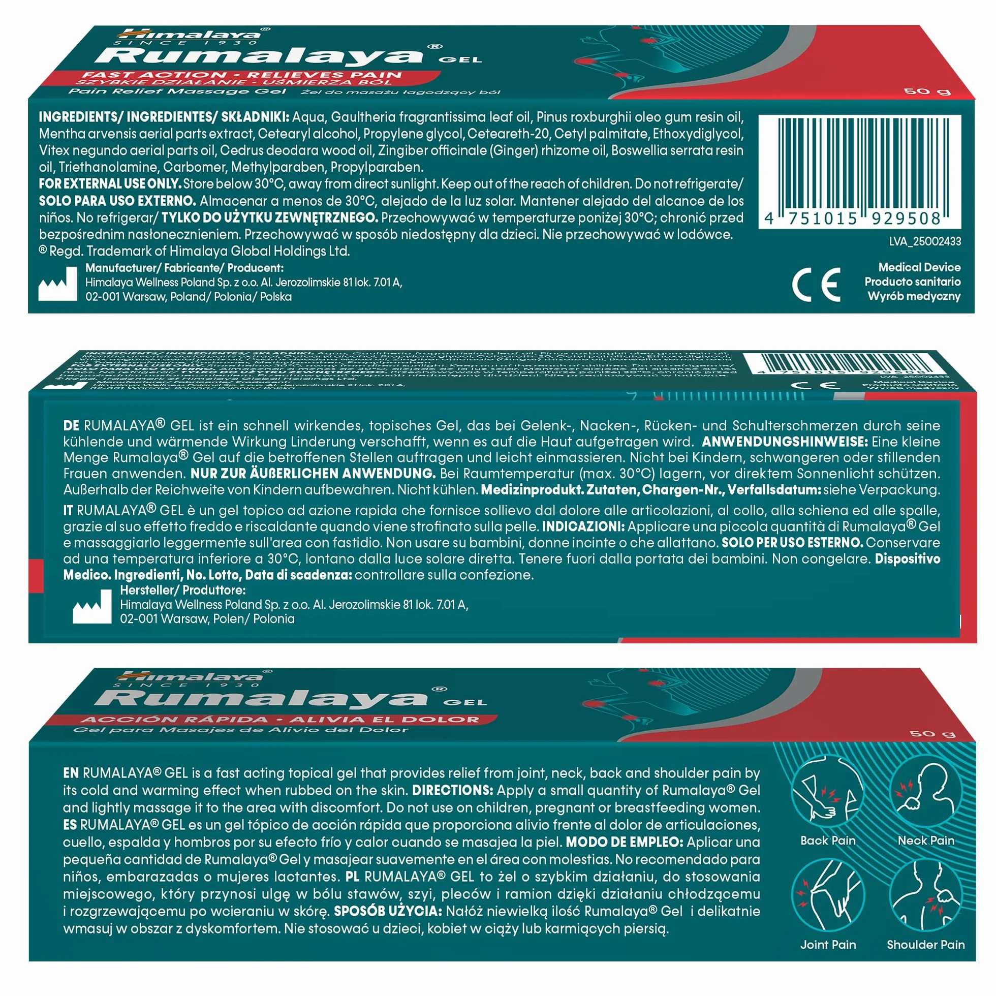 Himalaya Rumalaya Beruhigendes Gel Massagegel 50 g