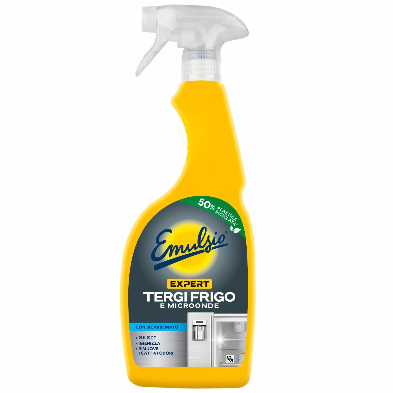 Emulsio Expert Detergente Spray Bicarbonato per Frigo e Microonde 3x600ml